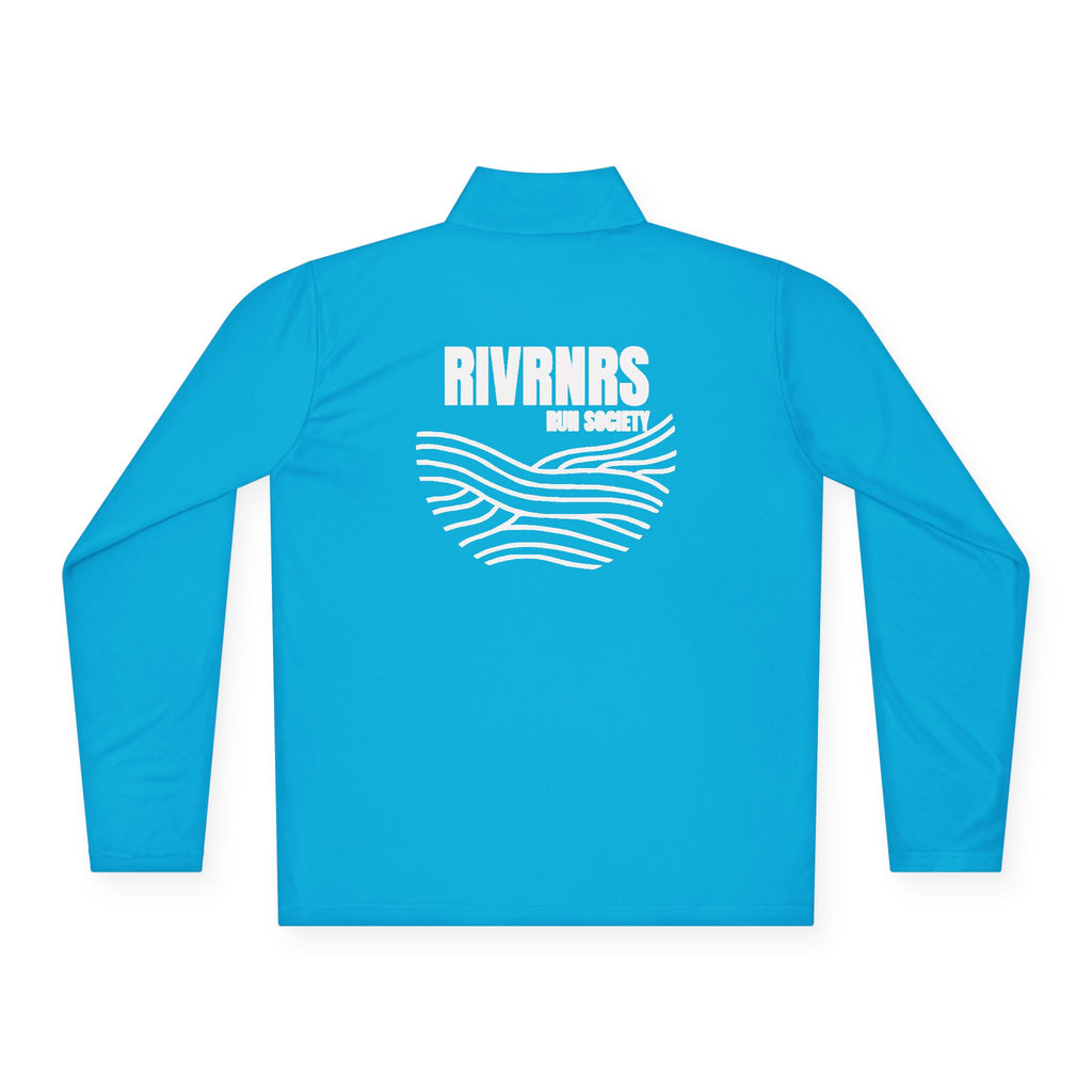 RIVRNRS Cozy Unisex Quarter-Zip Pullover for River Lovers, Perfect for Outdoor Adventures, Gift for Hikers, Travel, Casual Wear, Nature Enthusiasts