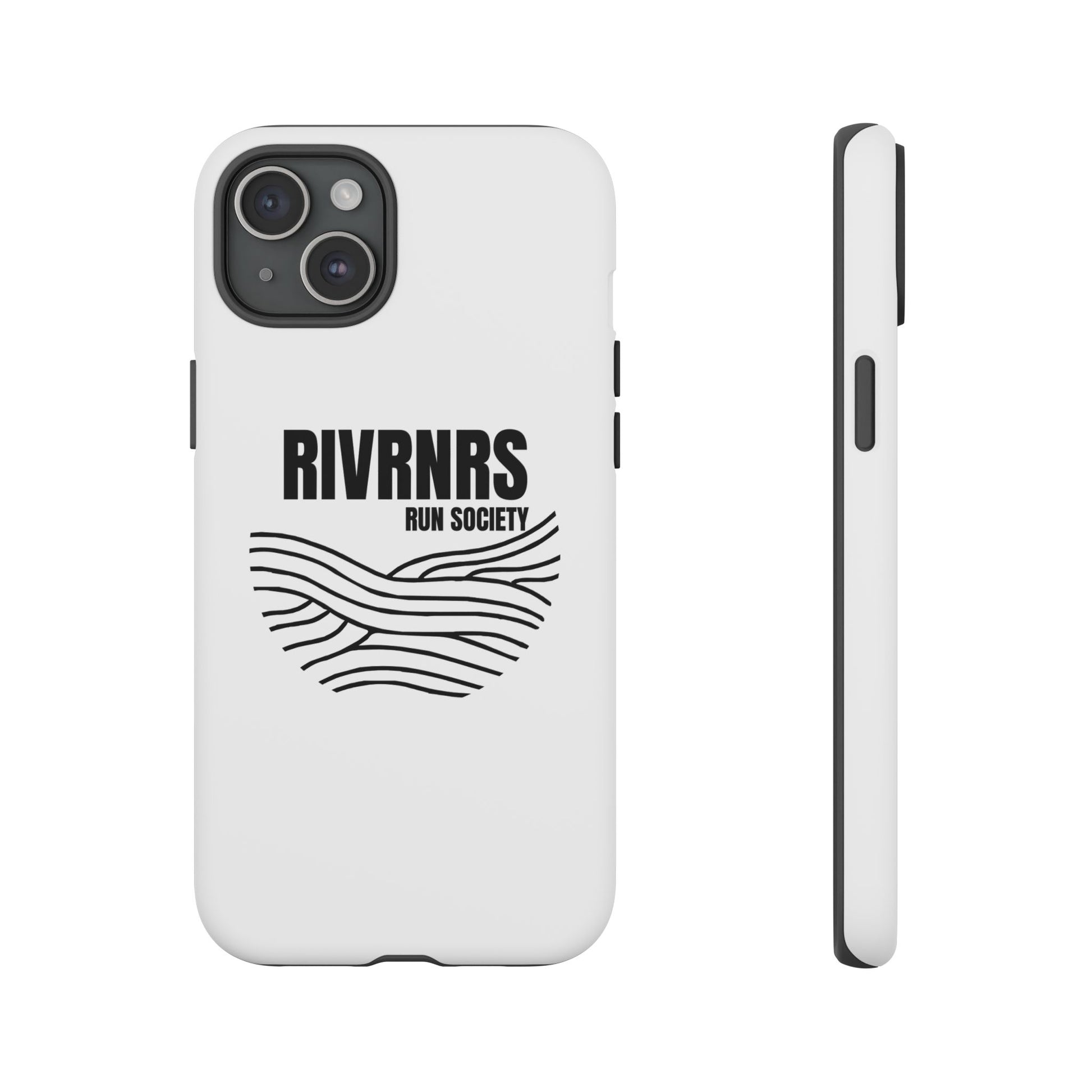 RIVRNR Run Society Phone Case, Tough Phone Cover, Run Enthusiast Gift, Adventure Accessory, Sporty Tech