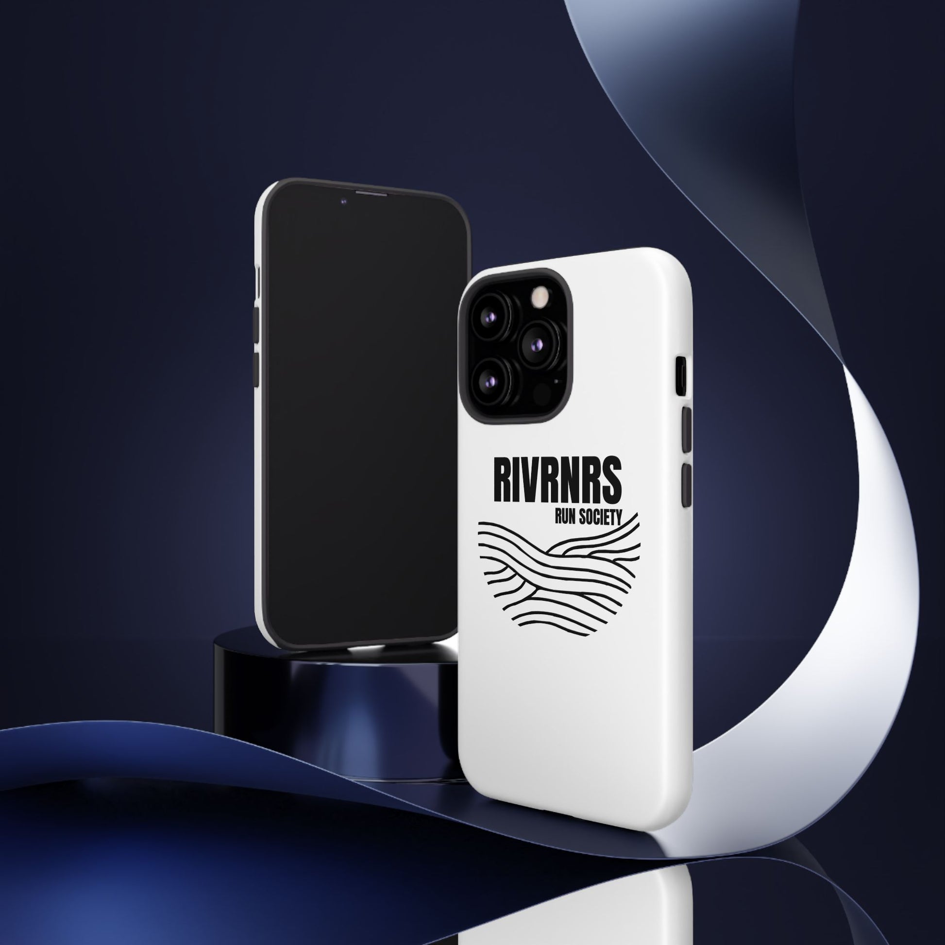 RIVRNR Run Society Phone Case, Tough Phone Cover, Run Enthusiast Gift, Adventure Accessory, Sporty Tech