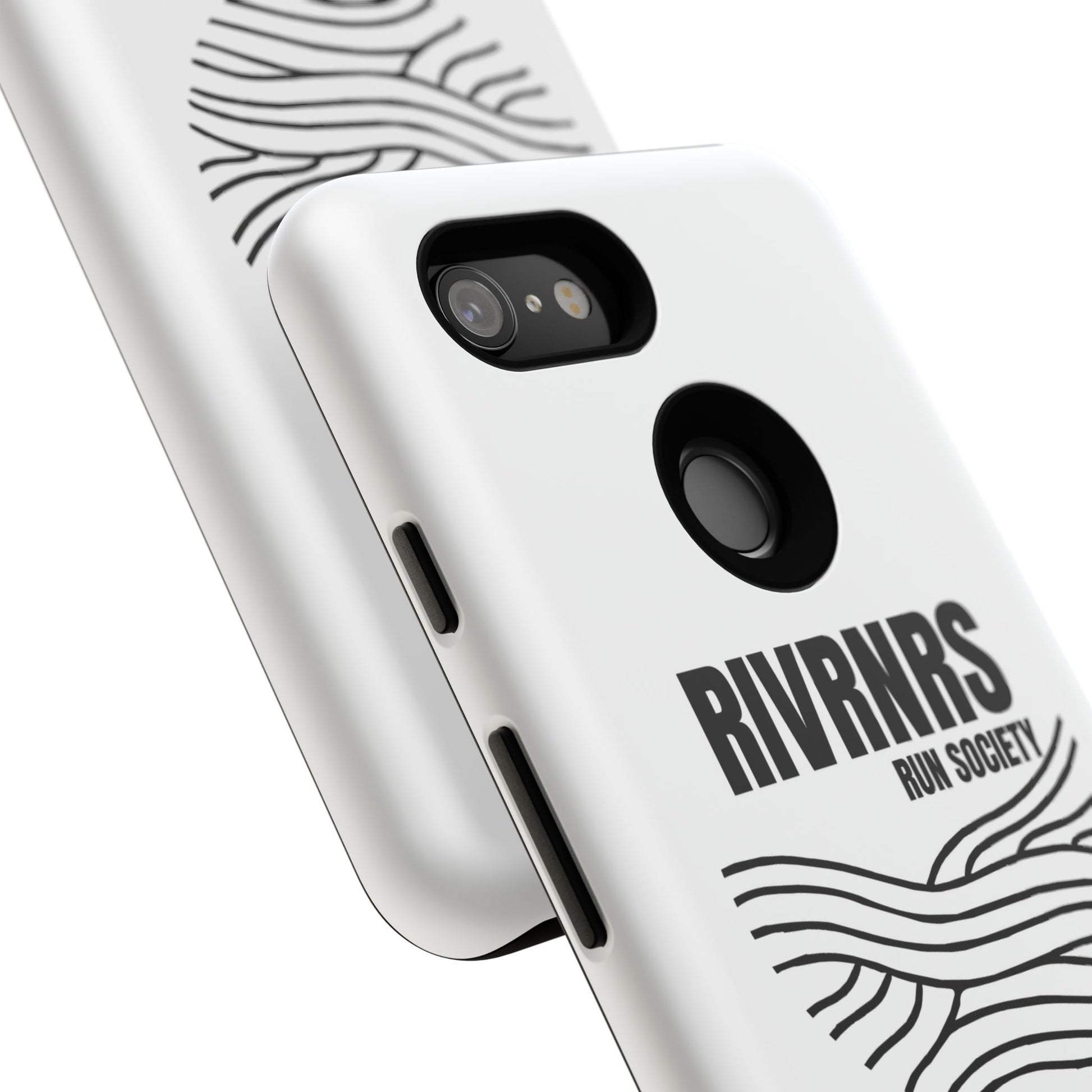 RIVRNR Run Society Phone Case, Tough Phone Cover, Run Enthusiast Gift, Adventure Accessory, Sporty Tech