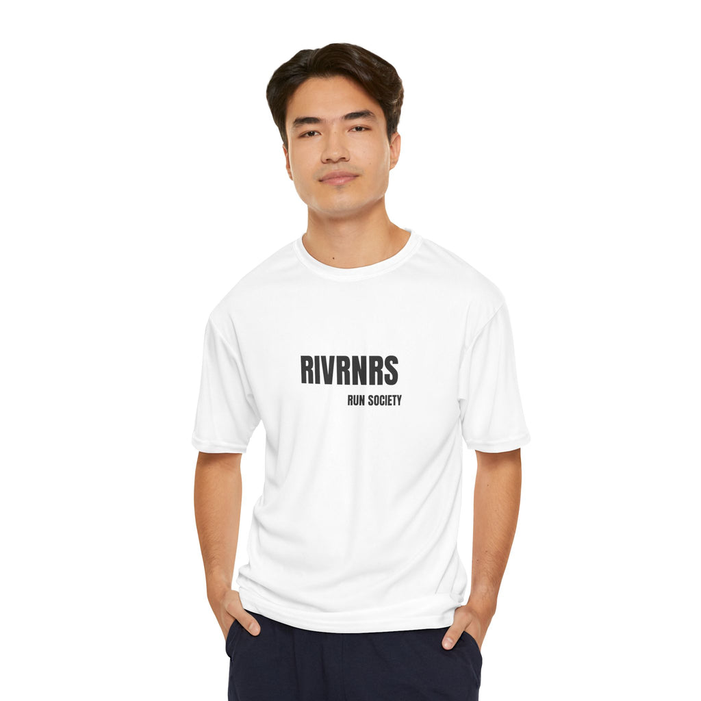 Men's Performance Running T-Shirt | RIVRNRs Run Society | Ideal for Athletes, Fitness Enthusiasts, Running Events, Gifts