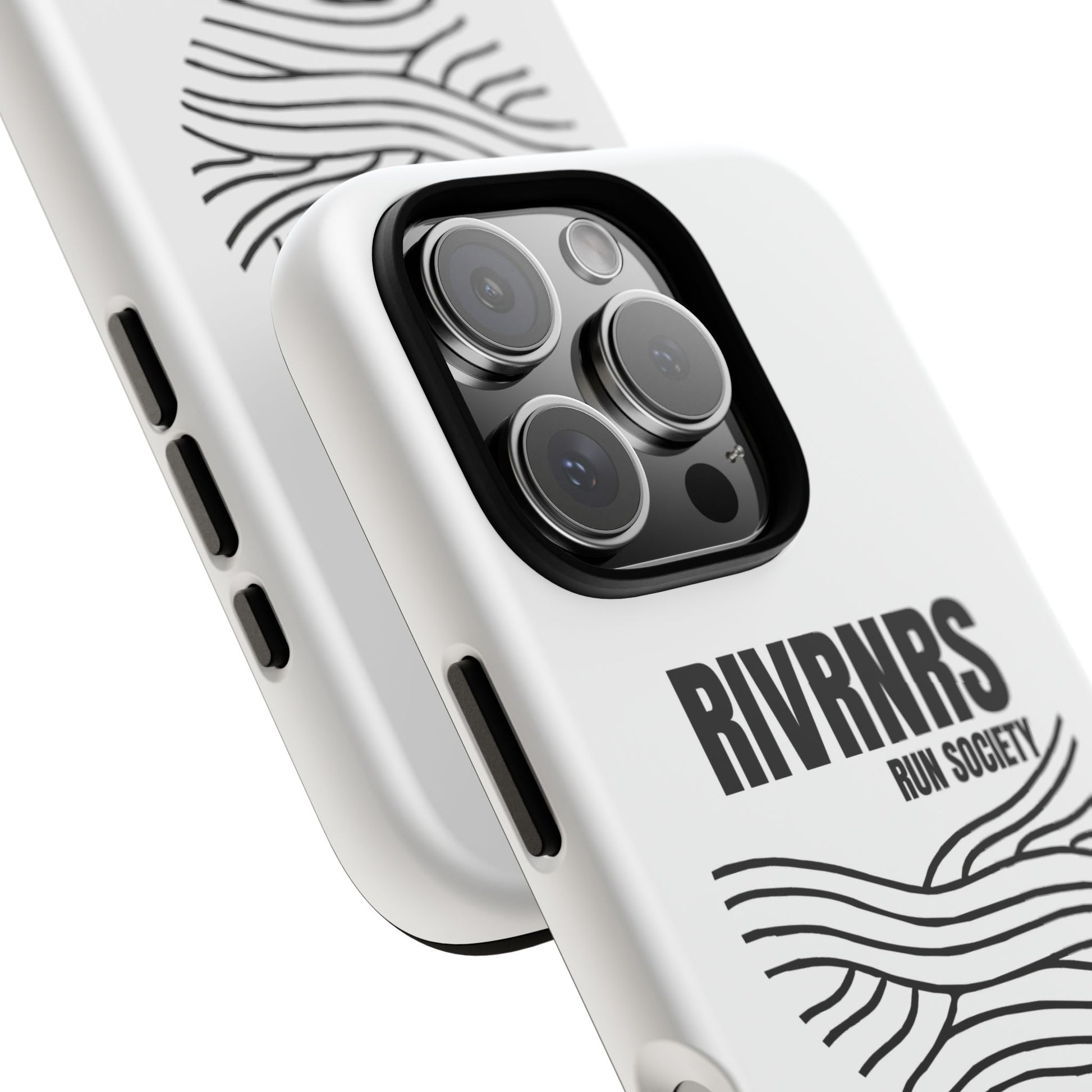 RIVRNR Run Society Phone Case, Tough Phone Cover, Run Enthusiast Gift, Adventure Accessory, Sporty Tech