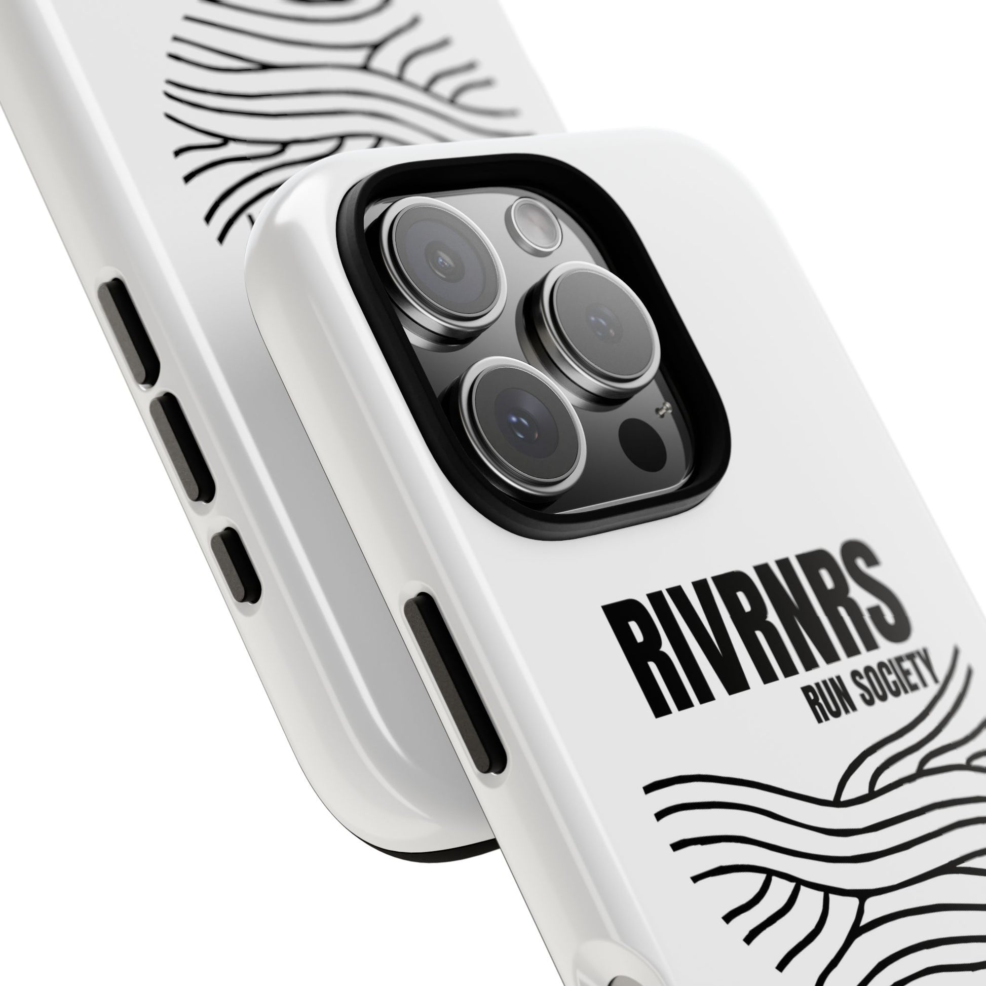 RIVRNR Run Society Phone Case, Tough Phone Cover, Run Enthusiast Gift, Adventure Accessory, Sporty Tech