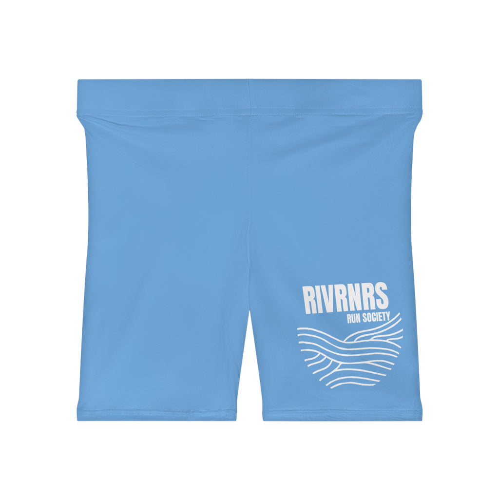 Women's Biker Shorts - Rivrnr Society, Activewear for Cycling, Fitness Gear, Summer Style, Outdoor Adventures