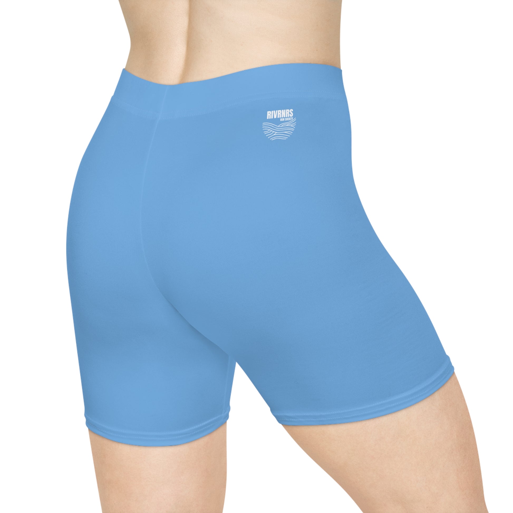 Women's Biker Shorts - Rivrnr Society, Activewear for Cycling, Fitness Gear, Summer Style, Outdoor Adventures