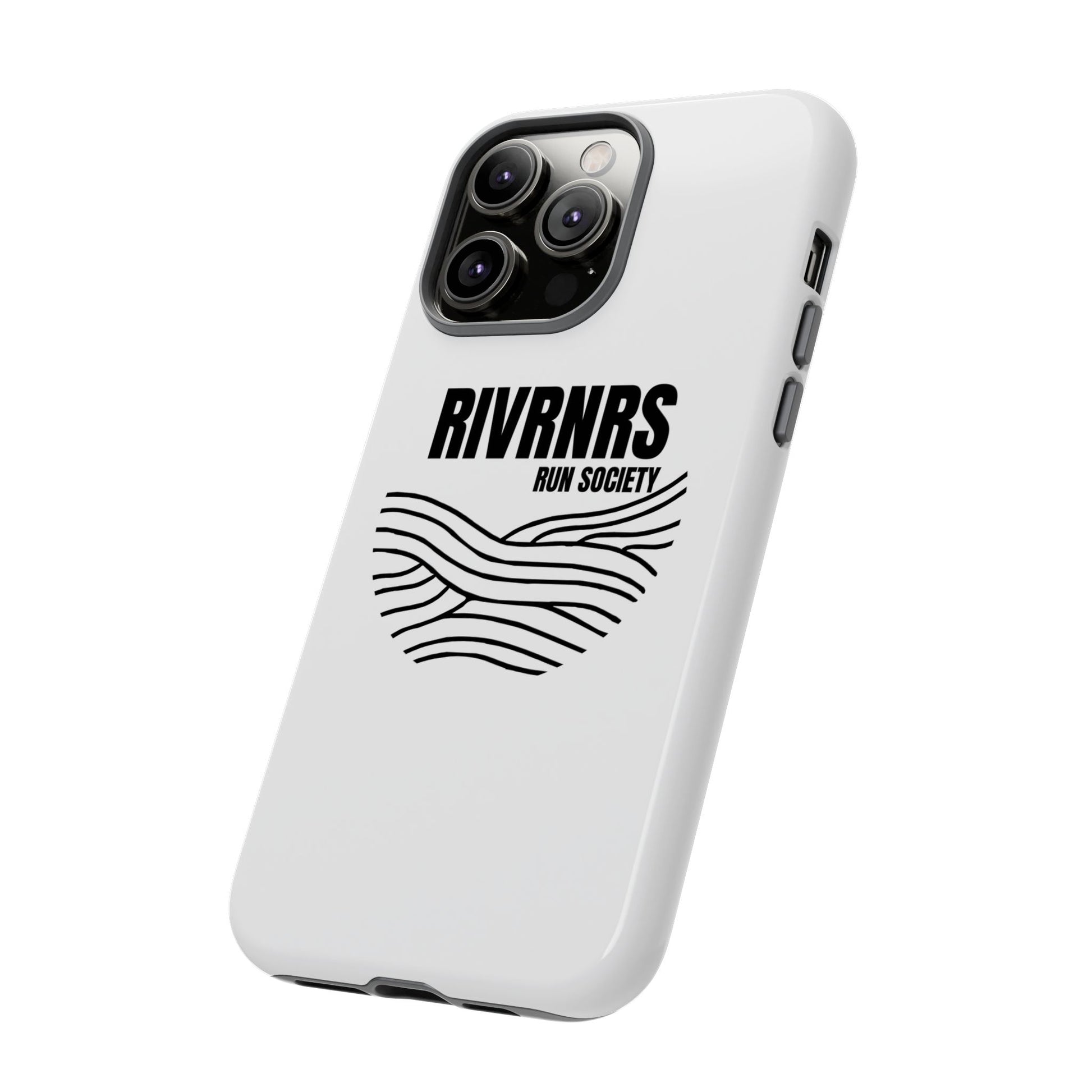RIVRNR Run Society Phone Case, Tough Phone Cover, Run Enthusiast Gift, Adventure Accessory, Sporty Tech
