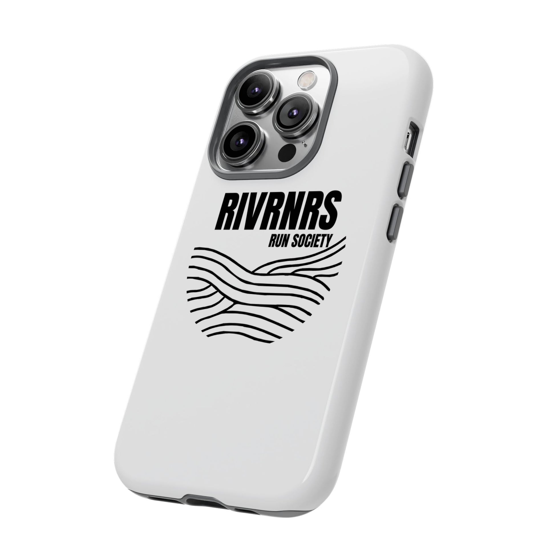 RIVRNR Run Society Phone Case, Tough Phone Cover, Run Enthusiast Gift, Adventure Accessory, Sporty Tech