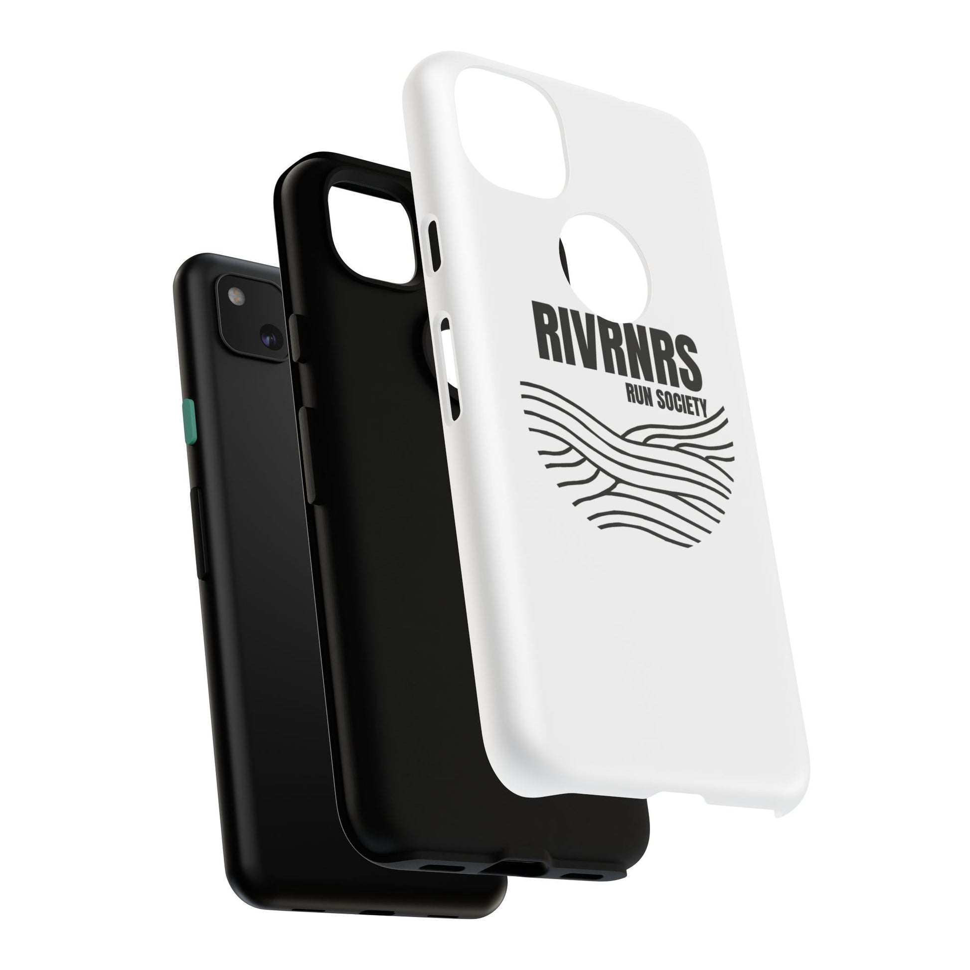 RIVRNR Run Society Phone Case, Tough Phone Cover, Run Enthusiast Gift, Adventure Accessory, Sporty Tech