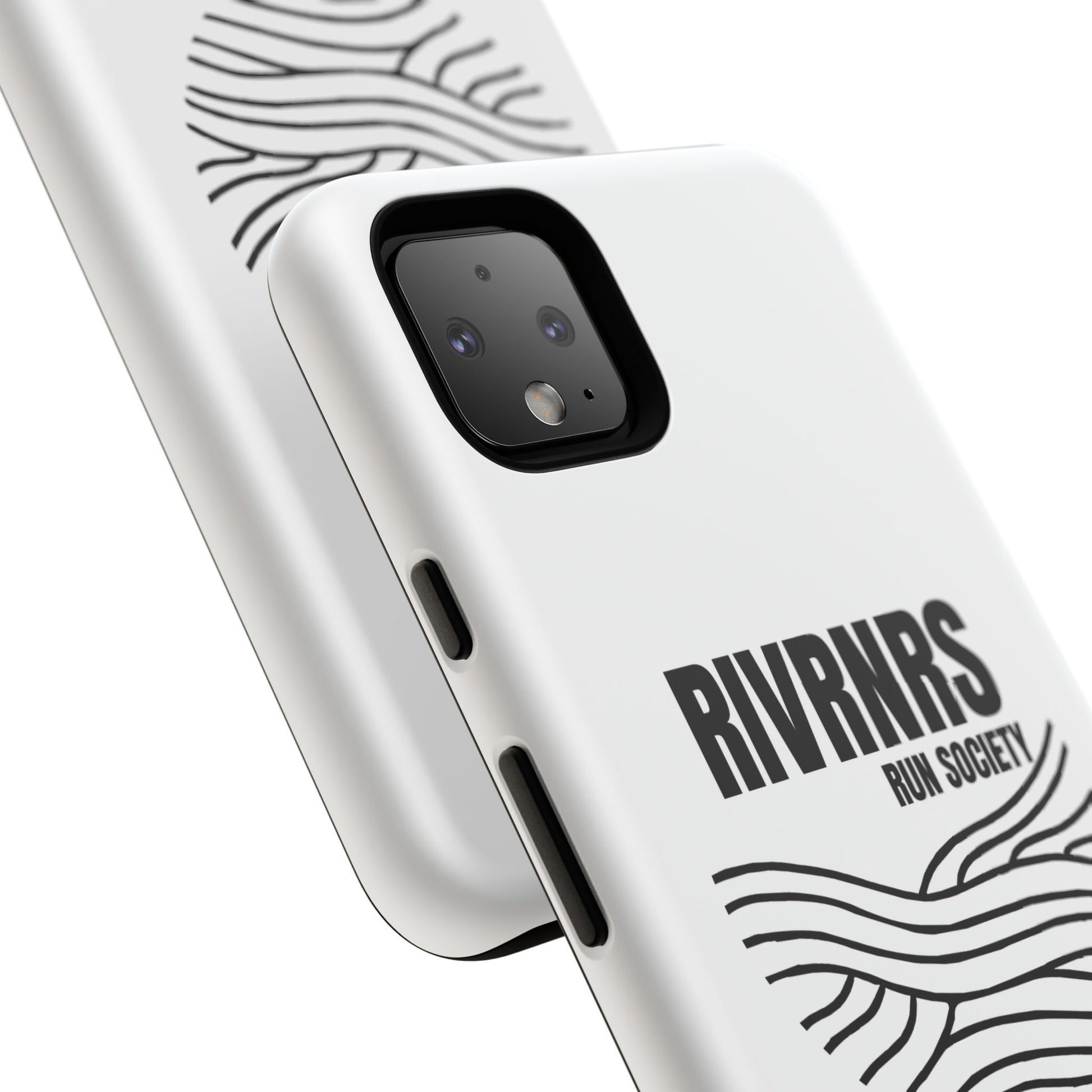 RIVRNR Run Society Phone Case, Tough Phone Cover, Run Enthusiast Gift, Adventure Accessory, Sporty Tech
