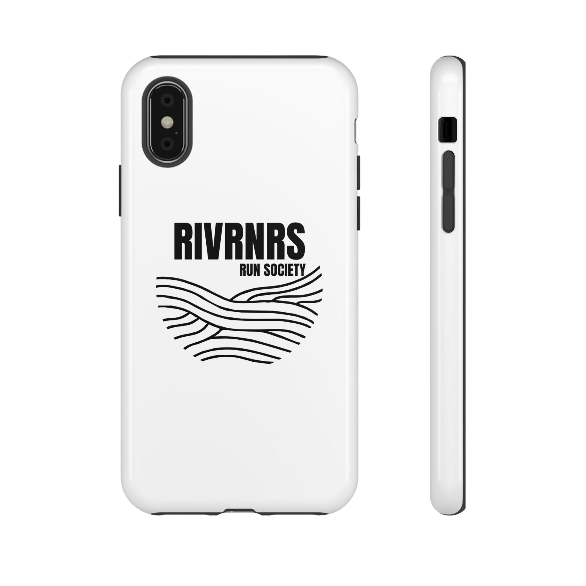 RIVRNR Run Society Phone Case, Tough Phone Cover, Run Enthusiast Gift, Adventure Accessory, Sporty Tech