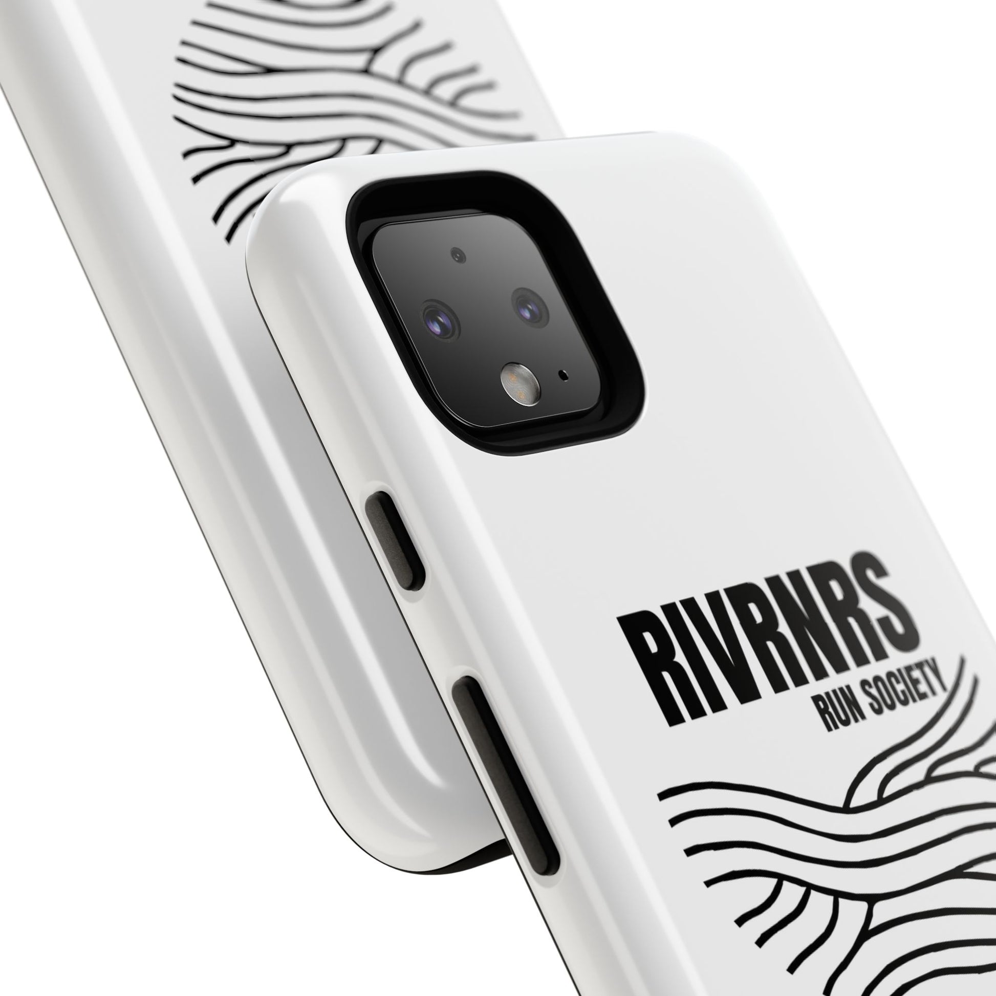RIVRNR Run Society Phone Case, Tough Phone Cover, Run Enthusiast Gift, Adventure Accessory, Sporty Tech