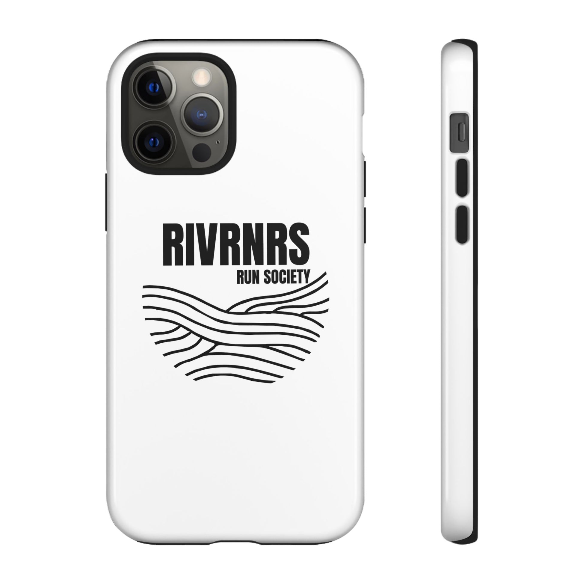 RIVRNR Run Society Phone Case, Tough Phone Cover, Run Enthusiast Gift, Adventure Accessory, Sporty Tech