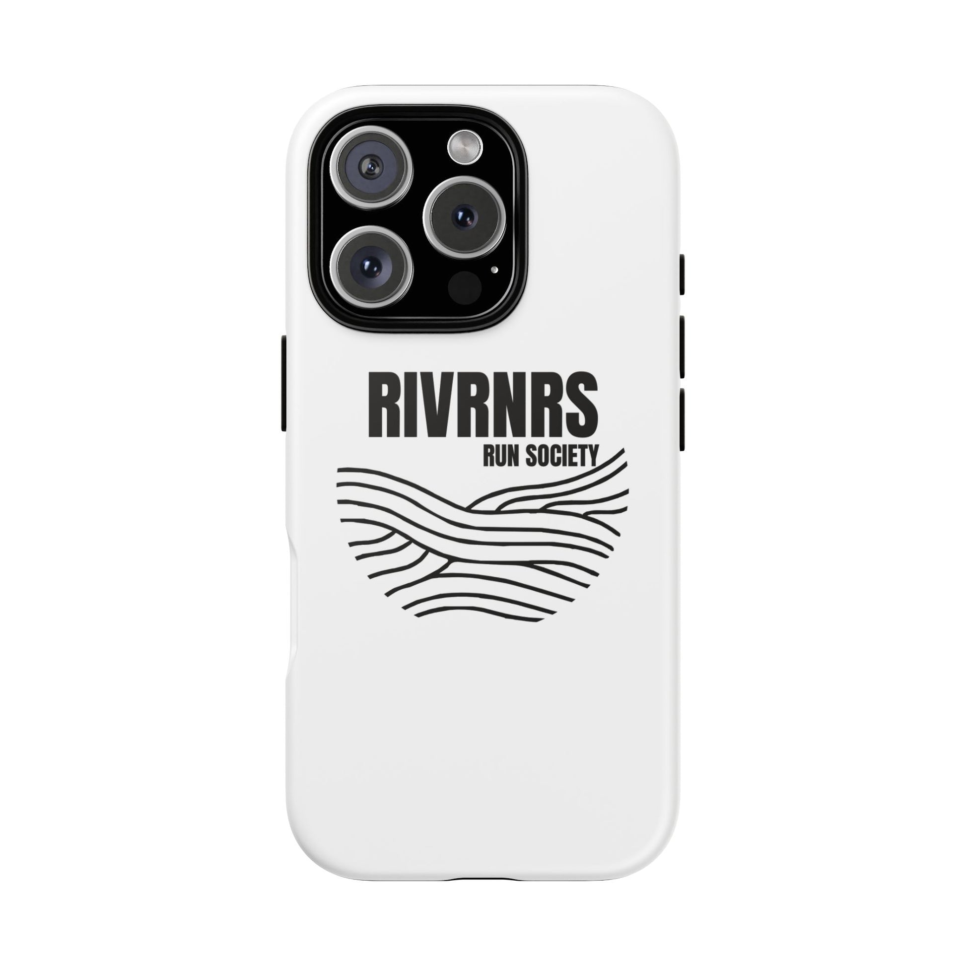RIVRNR Run Society Phone Case, Tough Phone Cover, Run Enthusiast Gift, Adventure Accessory, Sporty Tech