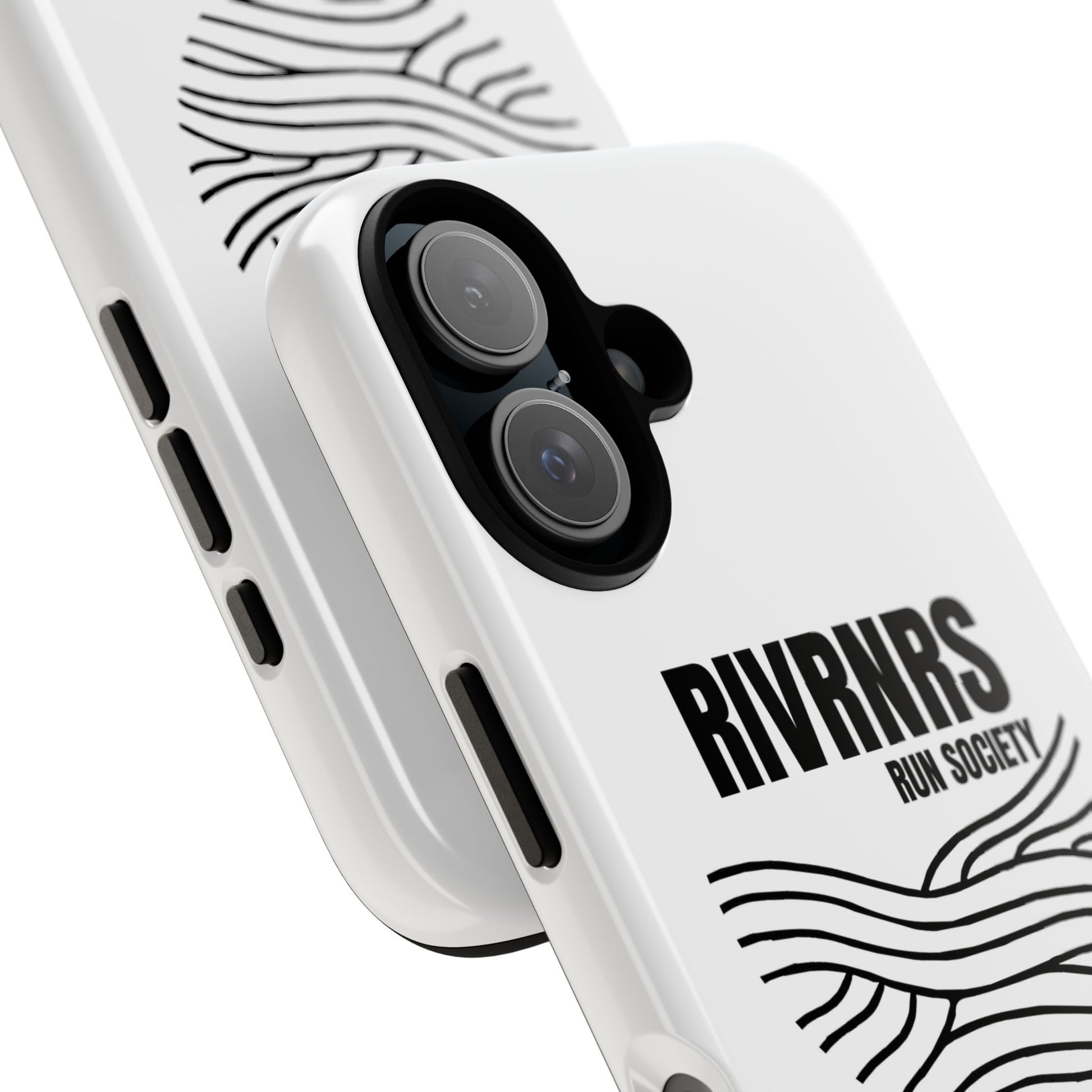 RIVRNR Run Society Phone Case, Tough Phone Cover, Run Enthusiast Gift, Adventure Accessory, Sporty Tech