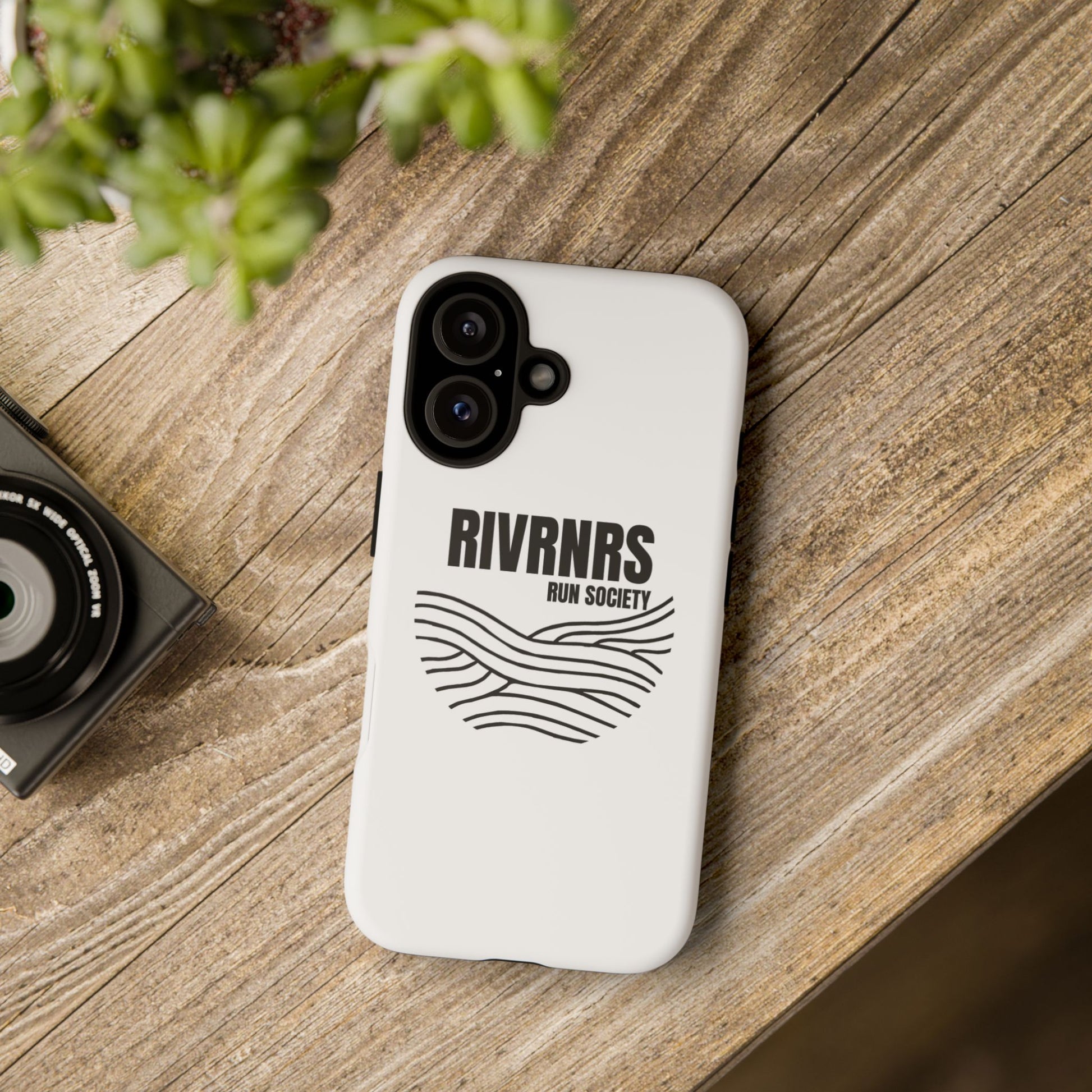 RIVRNR Run Society Phone Case, Tough Phone Cover, Run Enthusiast Gift, Adventure Accessory, Sporty Tech