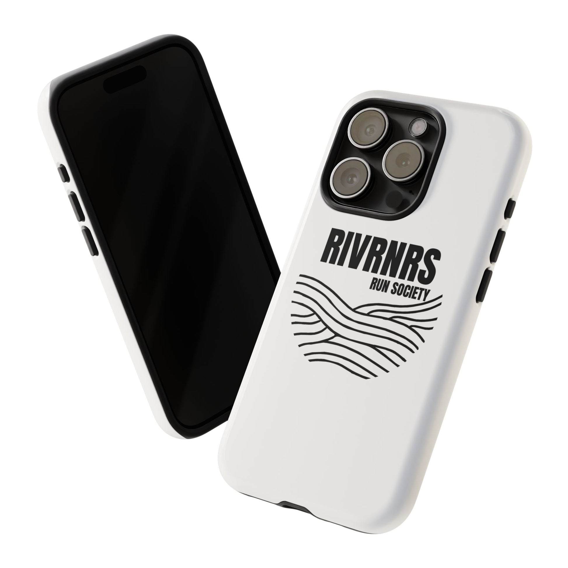 RIVRNR Run Society Phone Case, Tough Phone Cover, Run Enthusiast Gift, Adventure Accessory, Sporty Tech