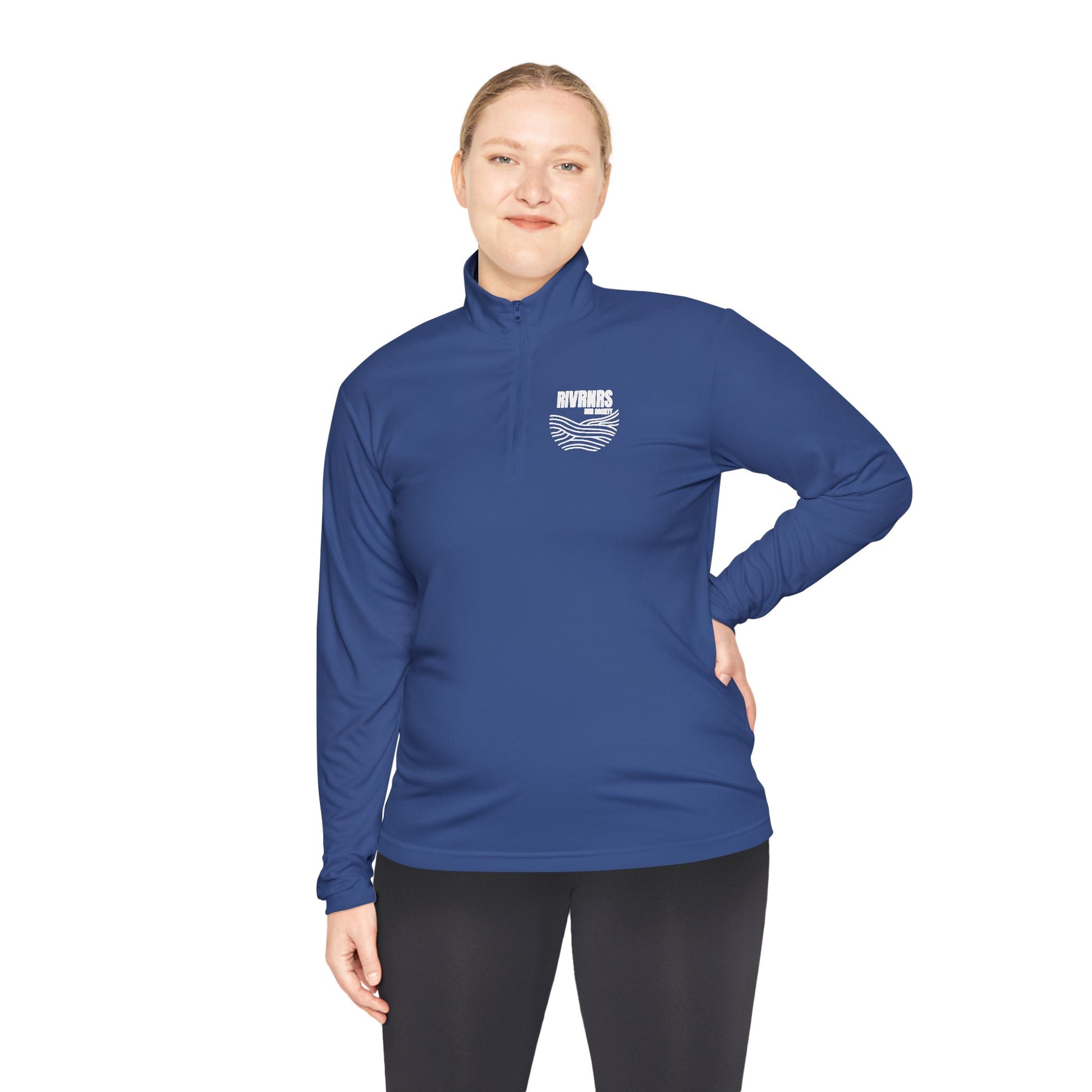 RIVRNRS Cozy Unisex Quarter-Zip Pullover for River Lovers, Perfect for Outdoor Adventures, Gift for Hikers, Travel, Casual Wear, Nature Enthusiasts