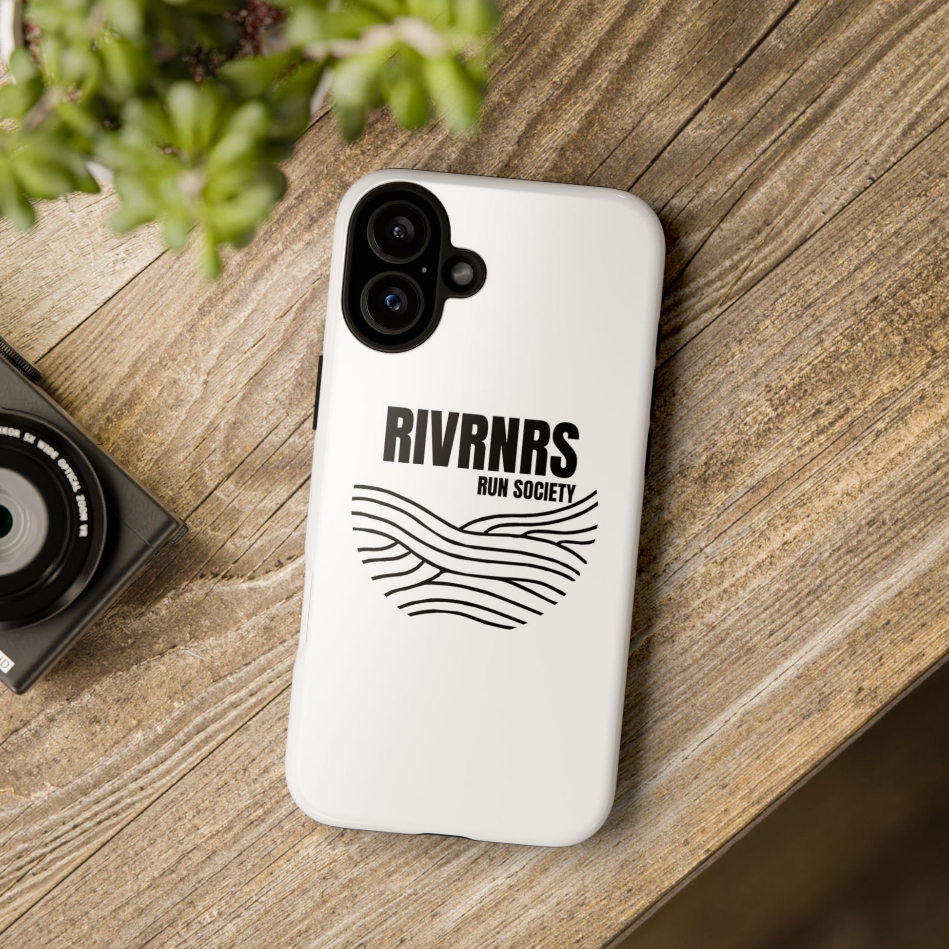 RIVRNR Run Society Phone Case, Tough Phone Cover, Run Enthusiast Gift, Adventure Accessory, Sporty Tech