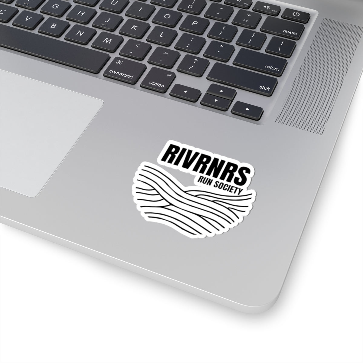 RIVRNR Run Society Kiss-Cut Stickers | Perfect for Water Bottles, Laptops, Journals, Gifts, and Running Enthusiasts