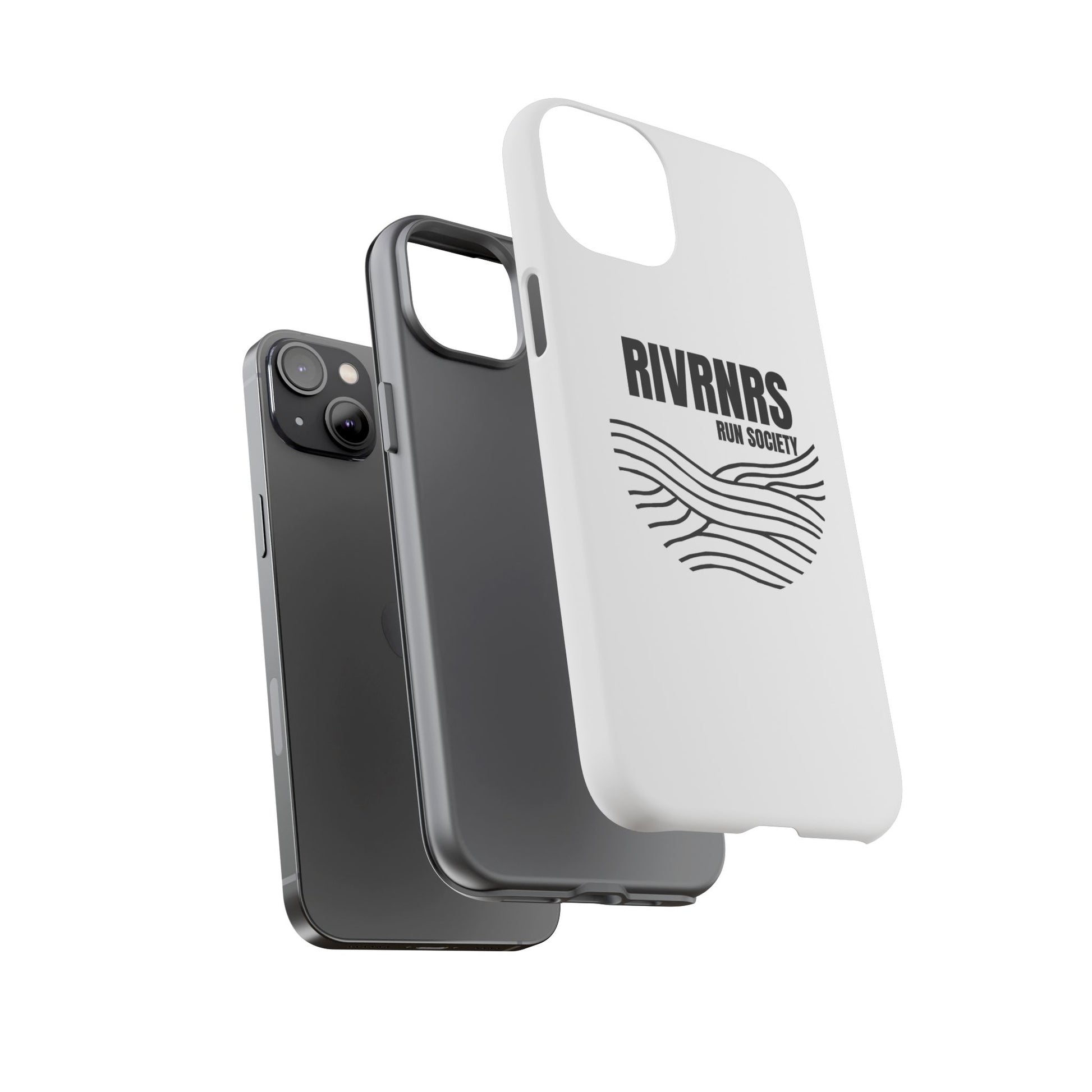 RIVRNR Run Society Phone Case, Tough Phone Cover, Run Enthusiast Gift, Adventure Accessory, Sporty Tech