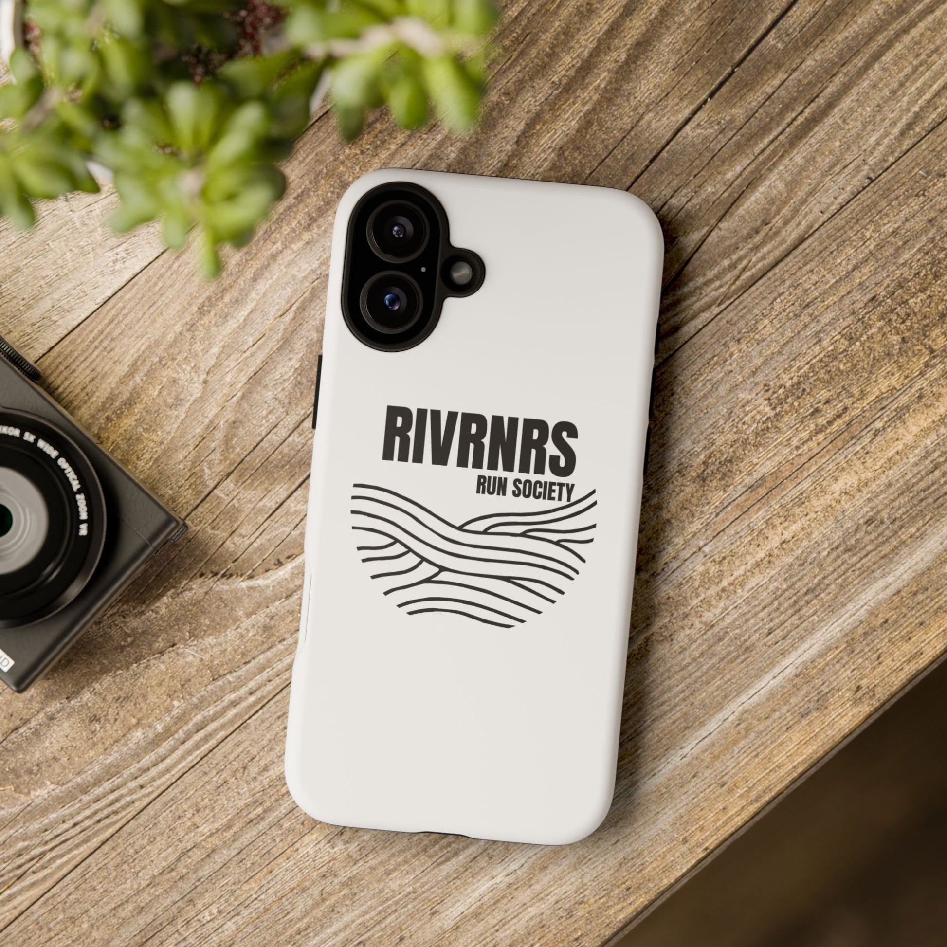 RIVRNR Run Society Phone Case, Tough Phone Cover, Run Enthusiast Gift, Adventure Accessory, Sporty Tech