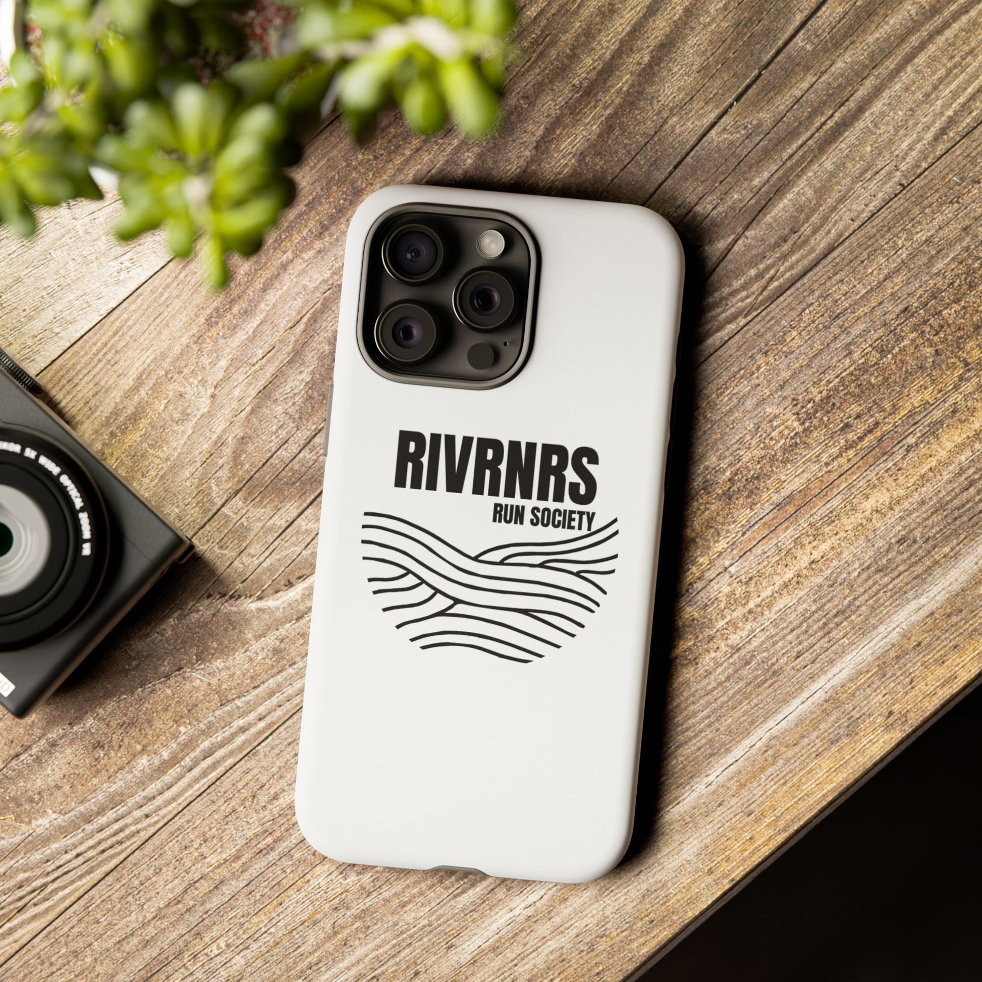 RIVRNR Run Society Phone Case, Tough Phone Cover, Run Enthusiast Gift, Adventure Accessory, Sporty Tech