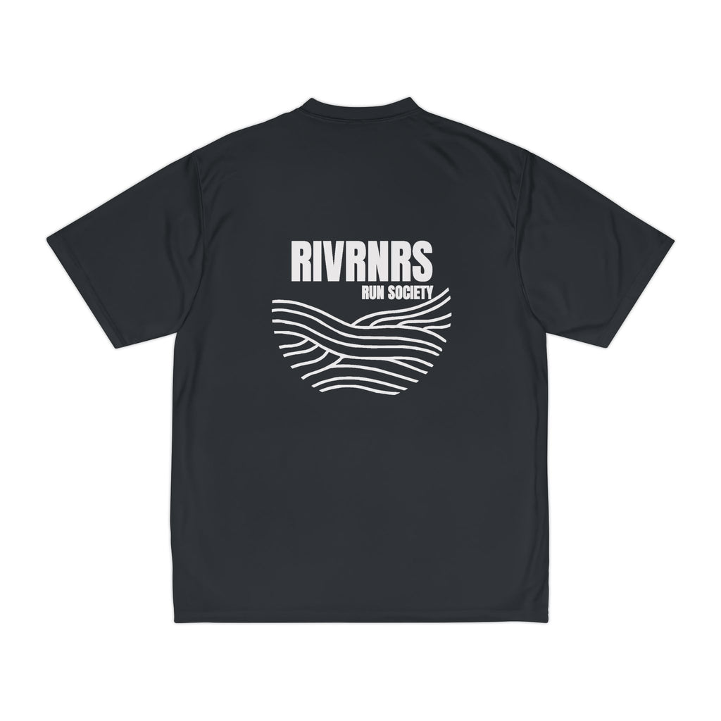 Men's Performance Running T-Shirt | RIVRNRs Run Society | Ideal for Athletes, Fitness Enthusiasts, Running Events, Gifts