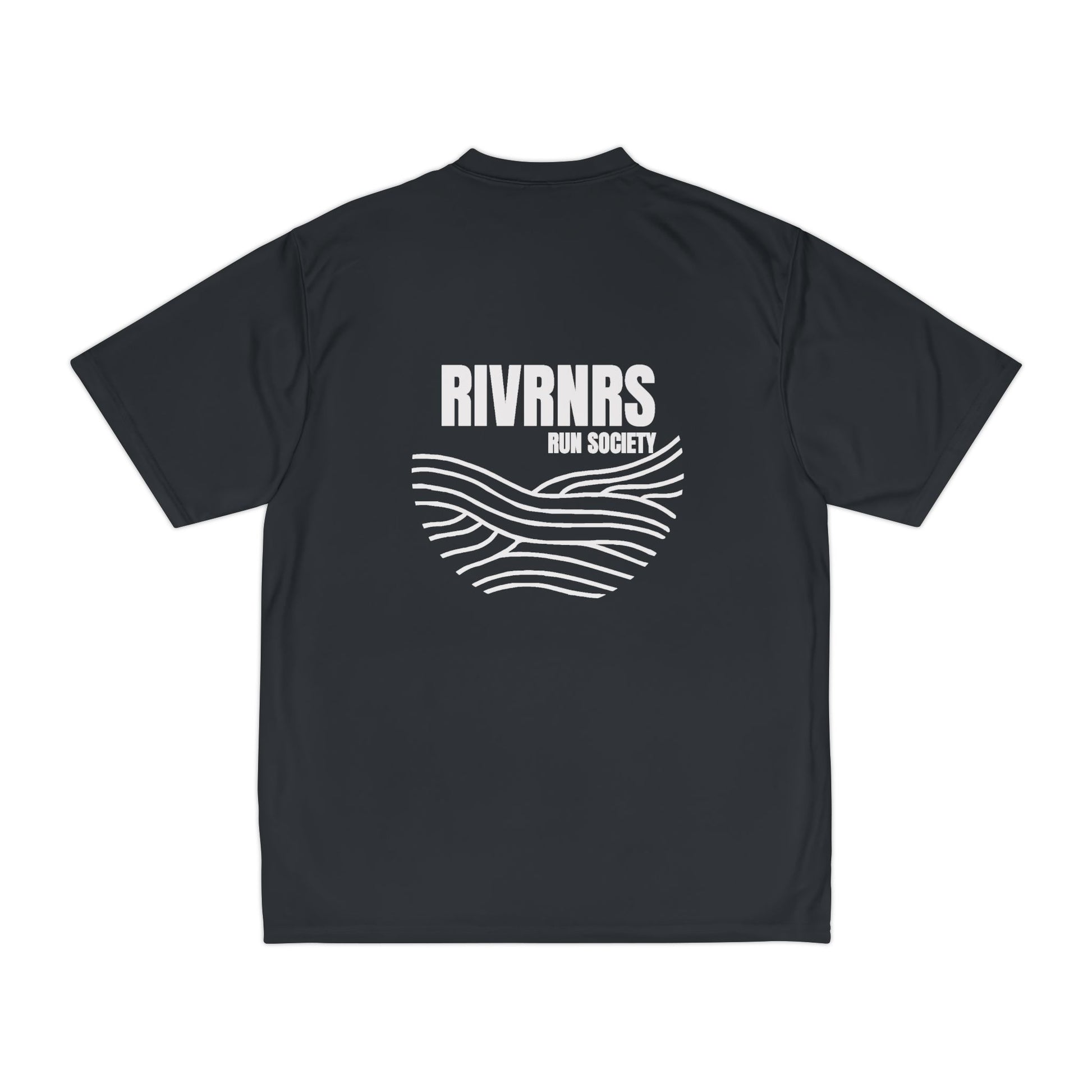 Men's Performance Running T-Shirt | RIVRNRs Run Society | Ideal for Athletes, Fitness Enthusiasts, Running Events, Gifts