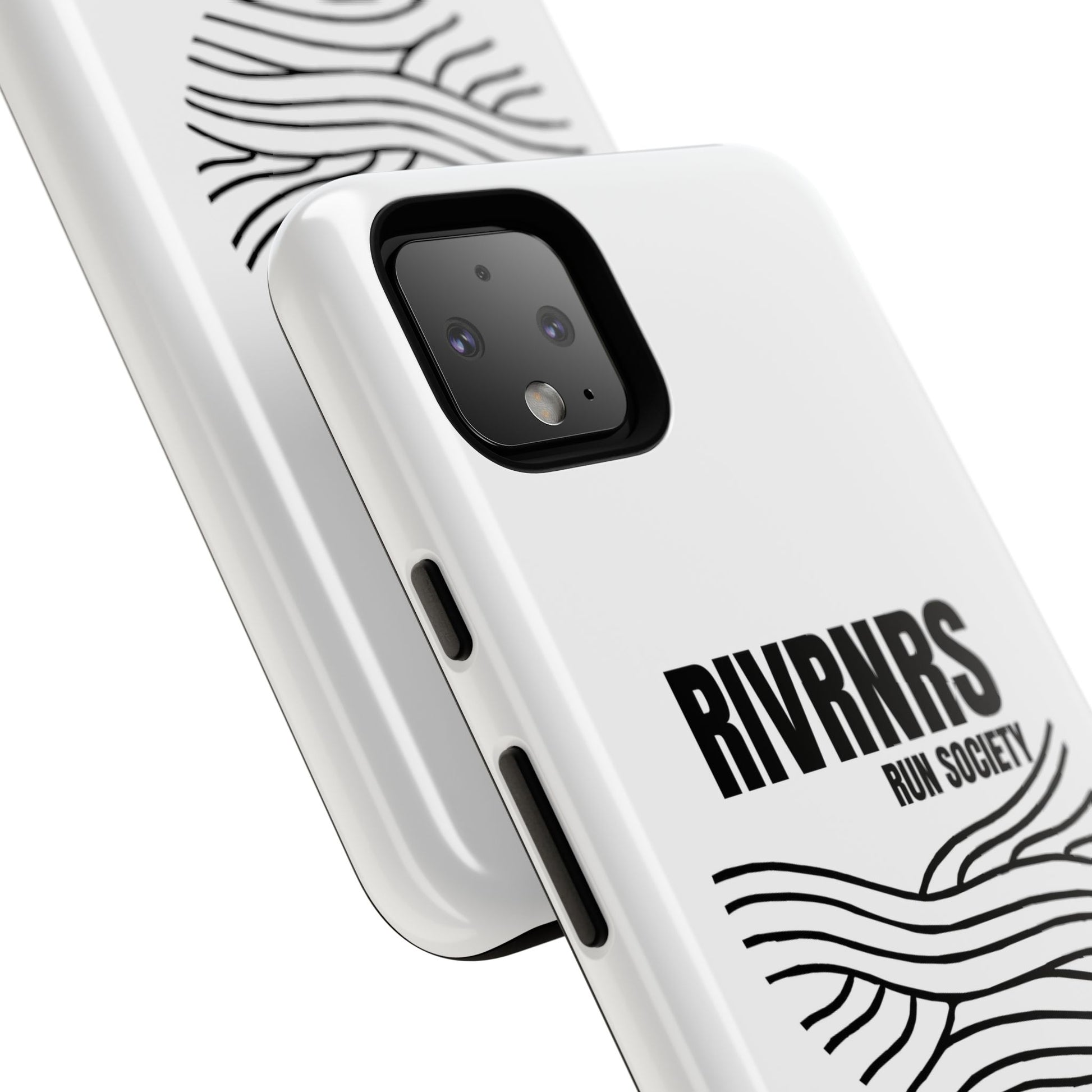 RIVRNR Run Society Phone Case, Tough Phone Cover, Run Enthusiast Gift, Adventure Accessory, Sporty Tech