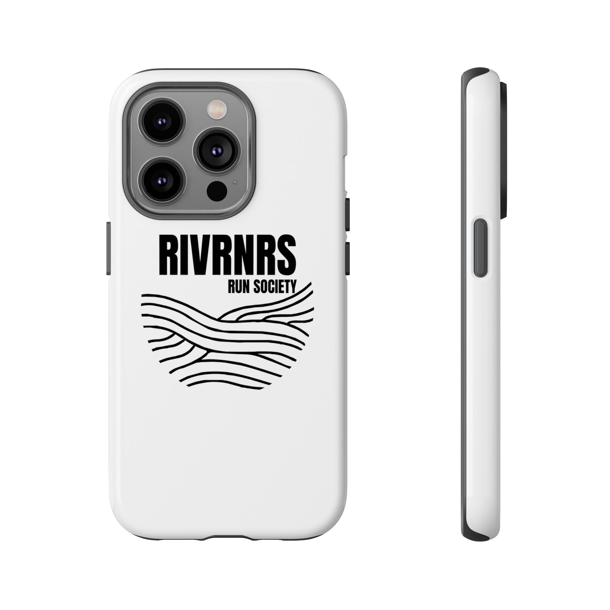 RIVRNR Run Society Phone Case, Tough Phone Cover, Run Enthusiast Gift, Adventure Accessory, Sporty Tech