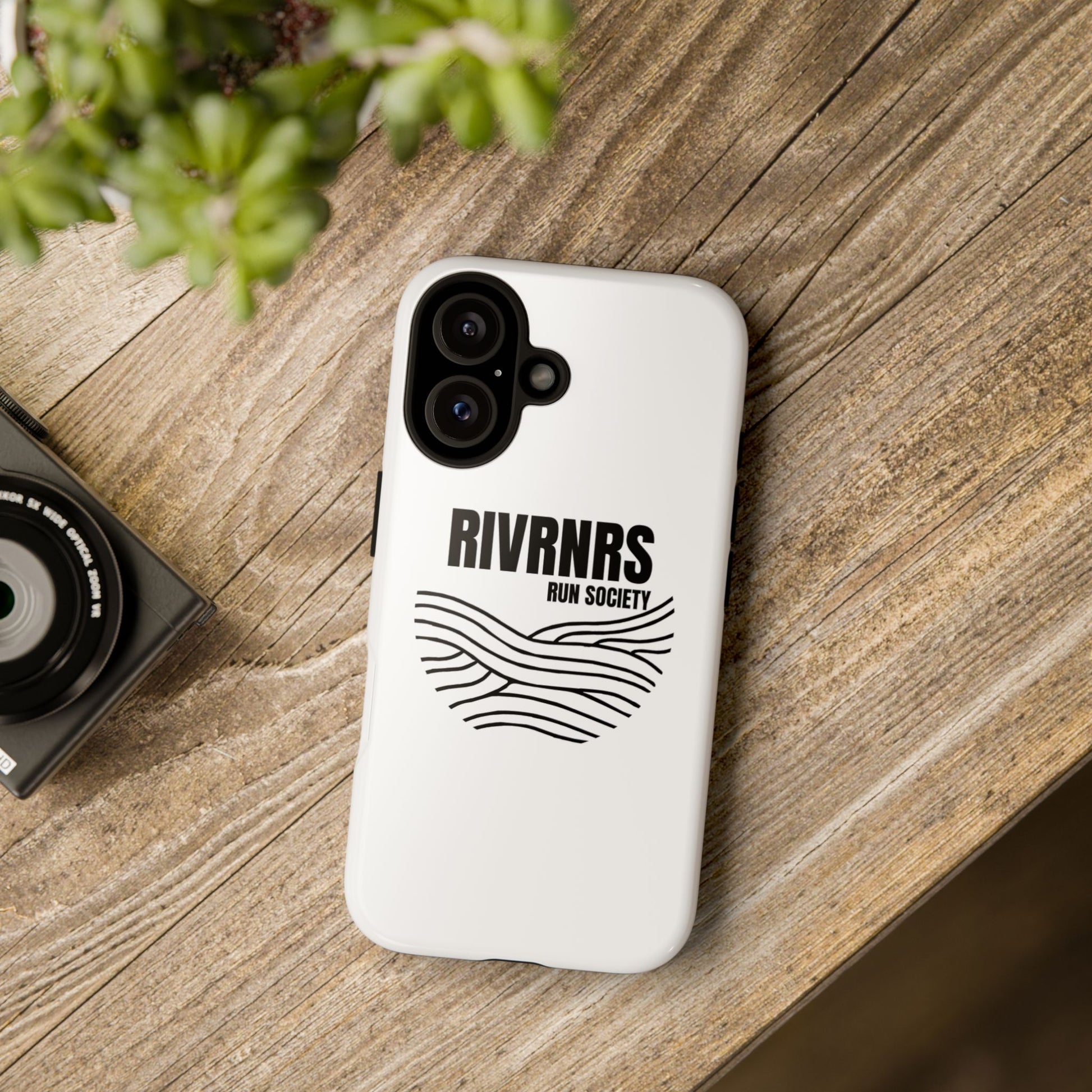 RIVRNR Run Society Phone Case, Tough Phone Cover, Run Enthusiast Gift, Adventure Accessory, Sporty Tech