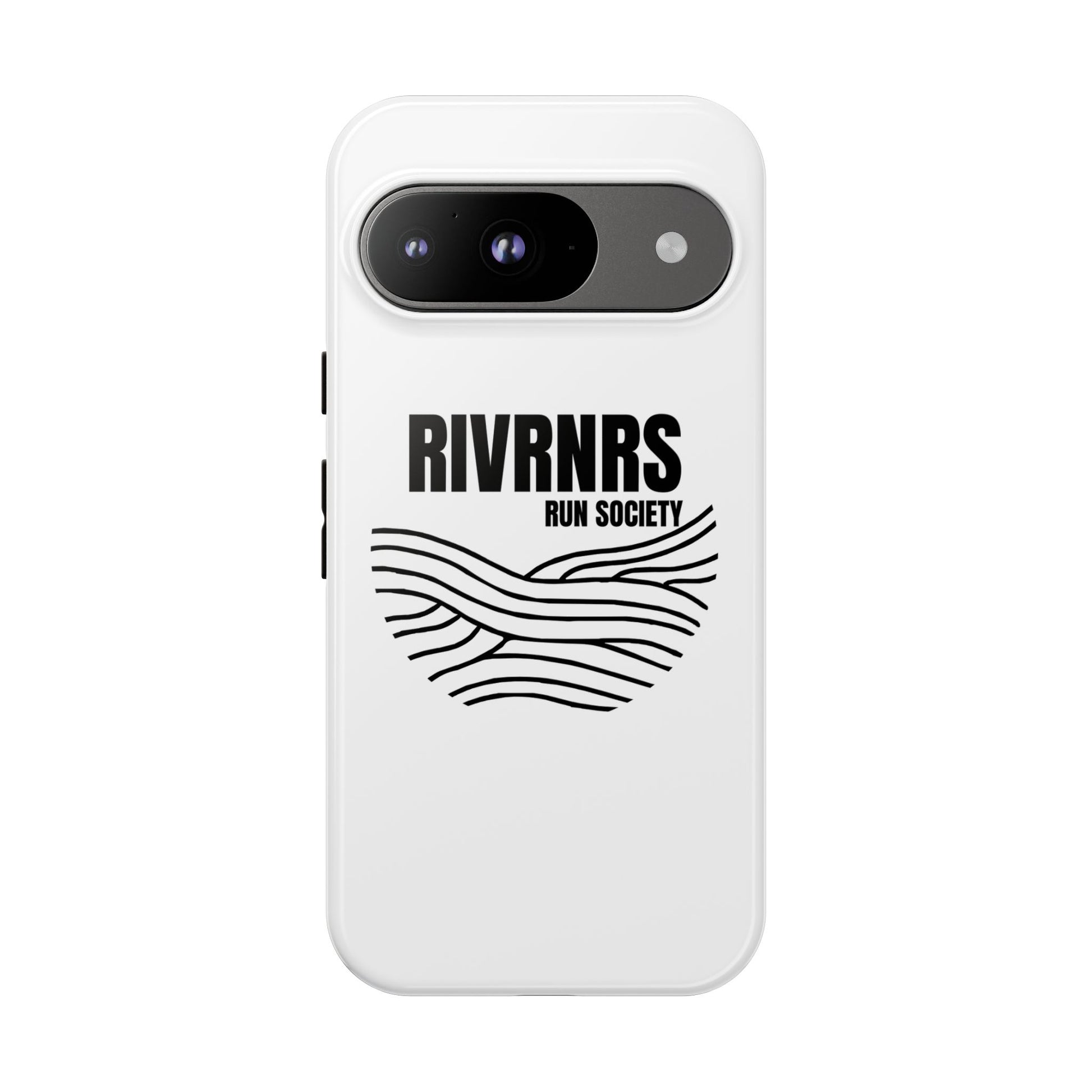 RIVRNR Run Society Phone Case, Tough Phone Cover, Run Enthusiast Gift, Adventure Accessory, Sporty Tech