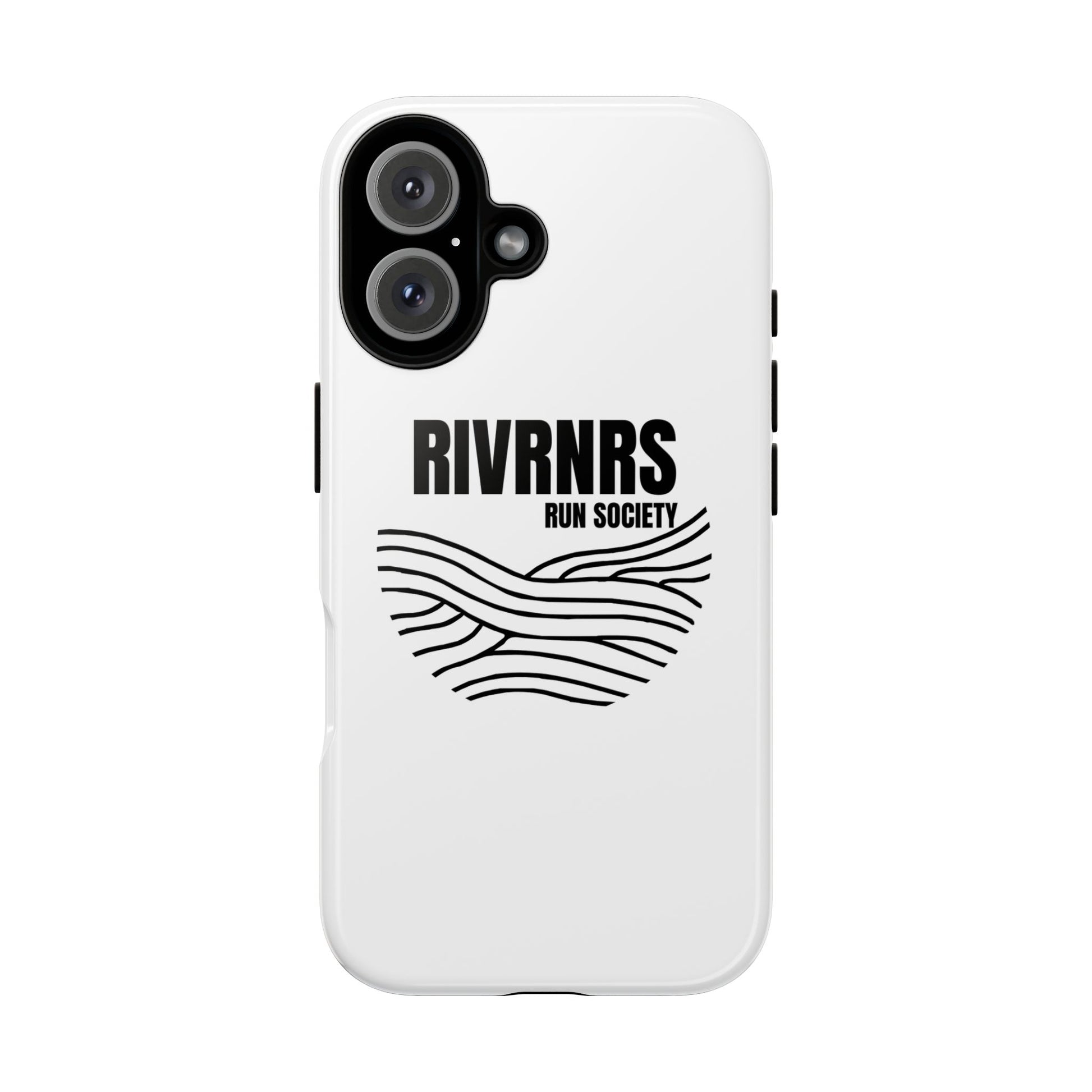 RIVRNR Run Society Phone Case, Tough Phone Cover, Run Enthusiast Gift, Adventure Accessory, Sporty Tech