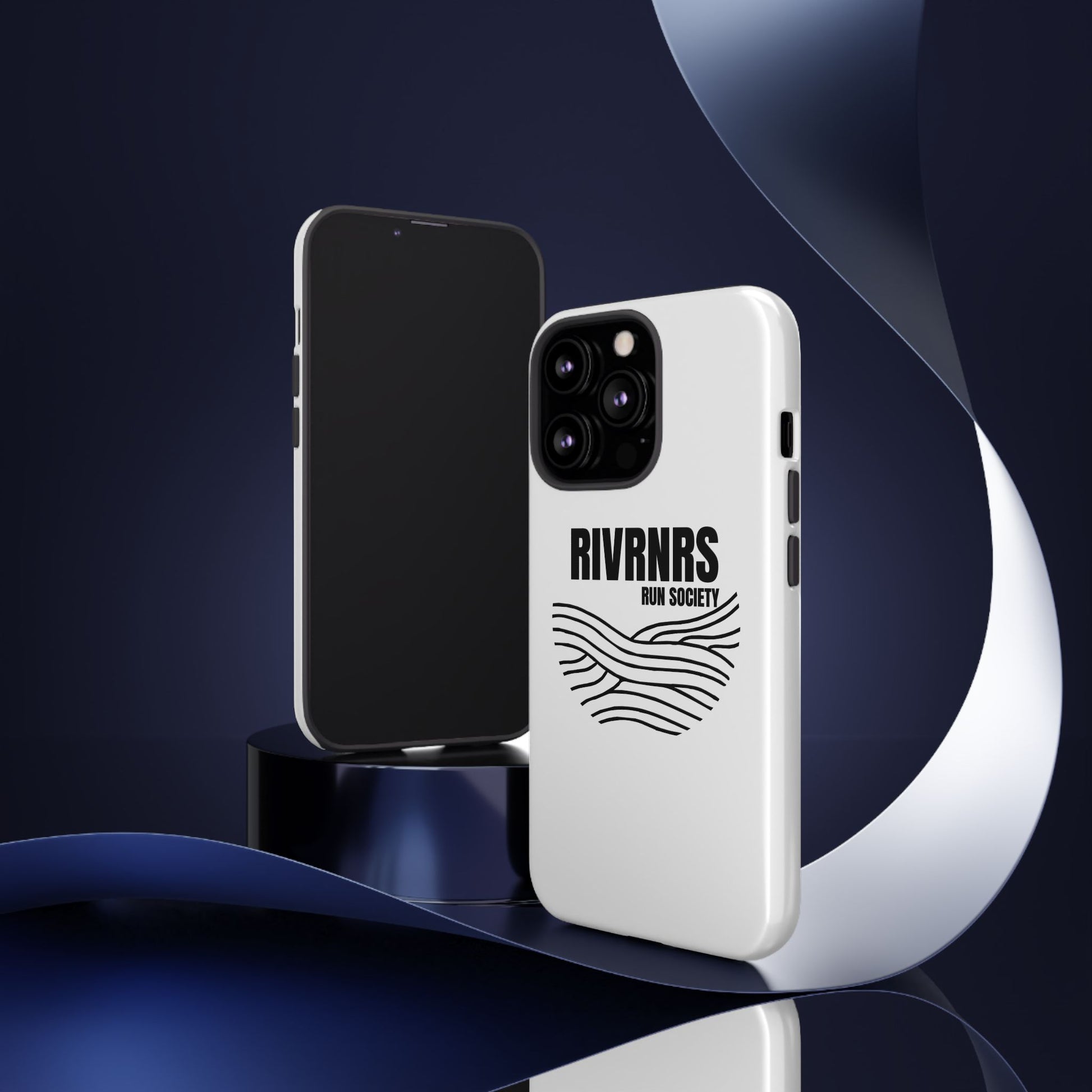 RIVRNR Run Society Phone Case, Tough Phone Cover, Run Enthusiast Gift, Adventure Accessory, Sporty Tech