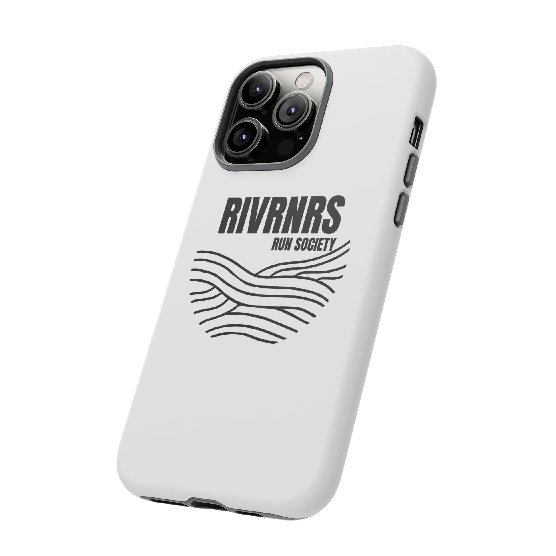RIVRNR Run Society Phone Case, Tough Phone Cover, Run Enthusiast Gift, Adventure Accessory, Sporty Tech