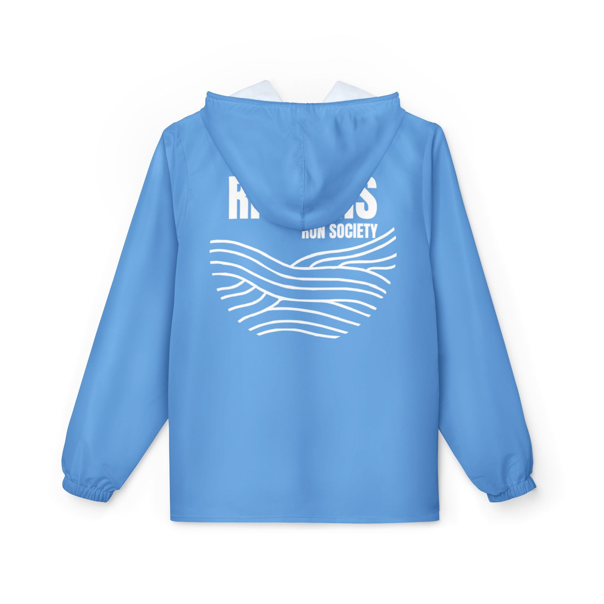 RIVRNRS SKY Windbreaker Jacket, Lightweight Rain Jacket, Casual Outerwear, Beach Cover-Up, Perfect for Outdoor Adventures, Gift for Friends