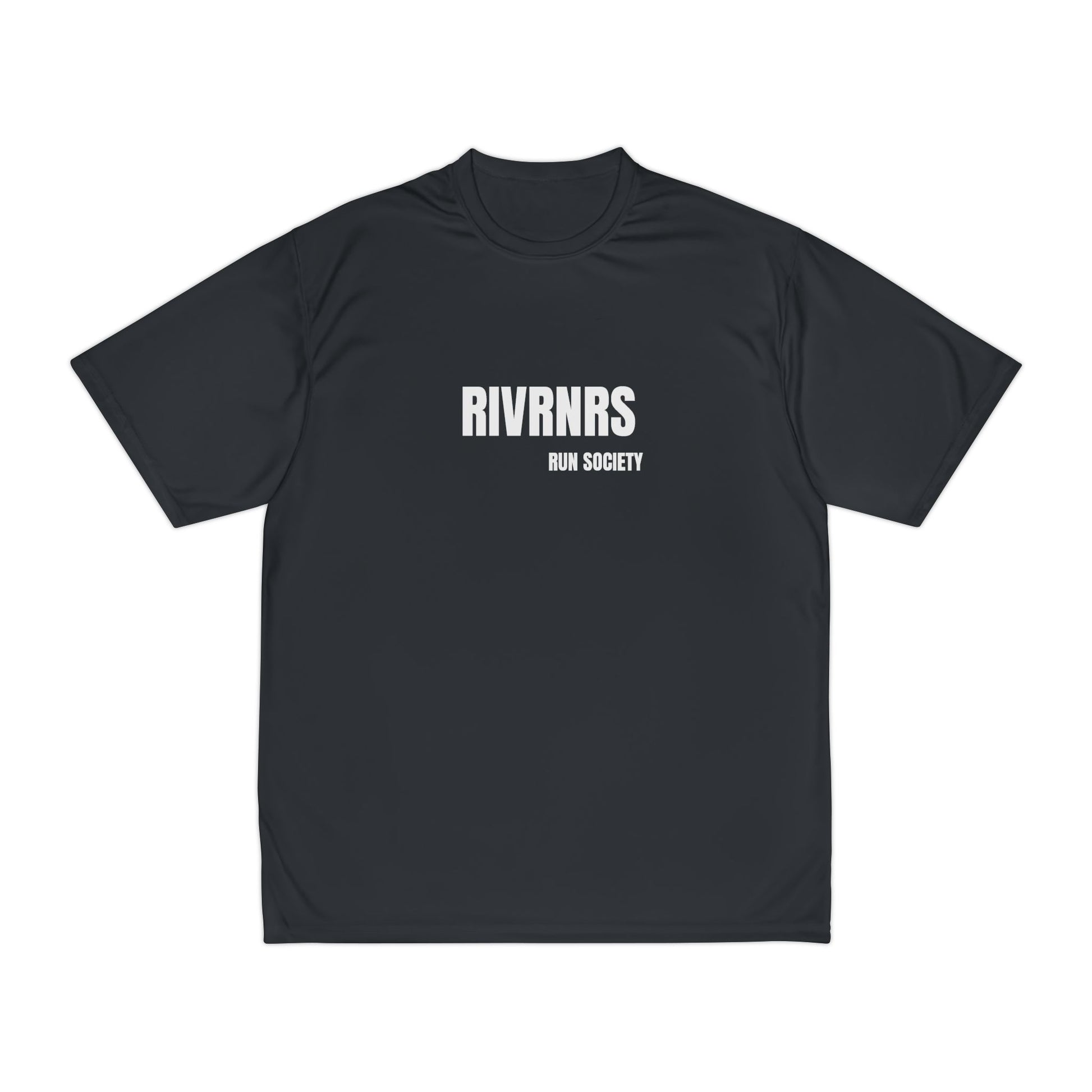 Men's Performance Running T-Shirt | RIVRNRs Run Society | Ideal for Athletes, Fitness Enthusiasts, Running Events, Gifts