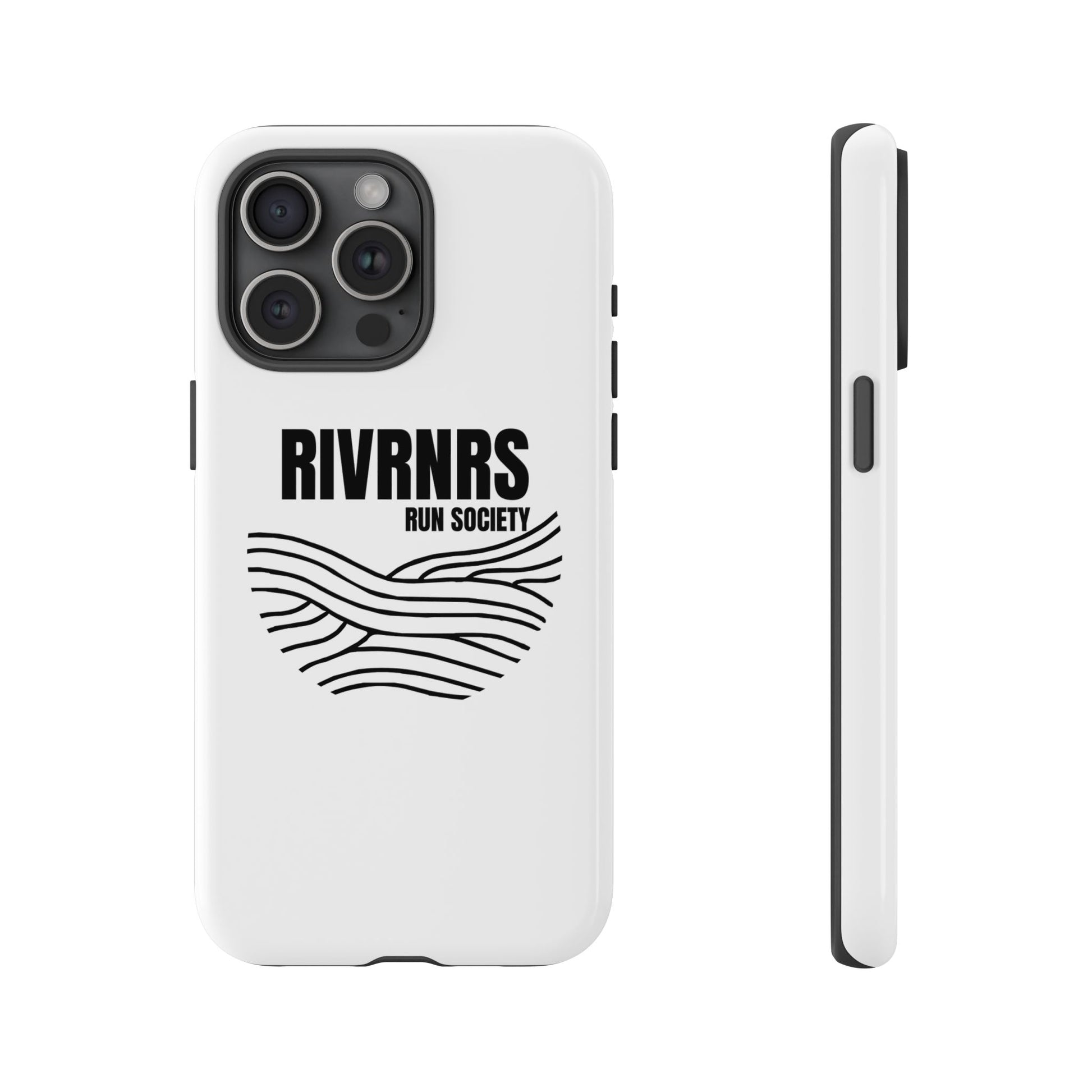 RIVRNR Run Society Phone Case, Tough Phone Cover, Run Enthusiast Gift, Adventure Accessory, Sporty Tech