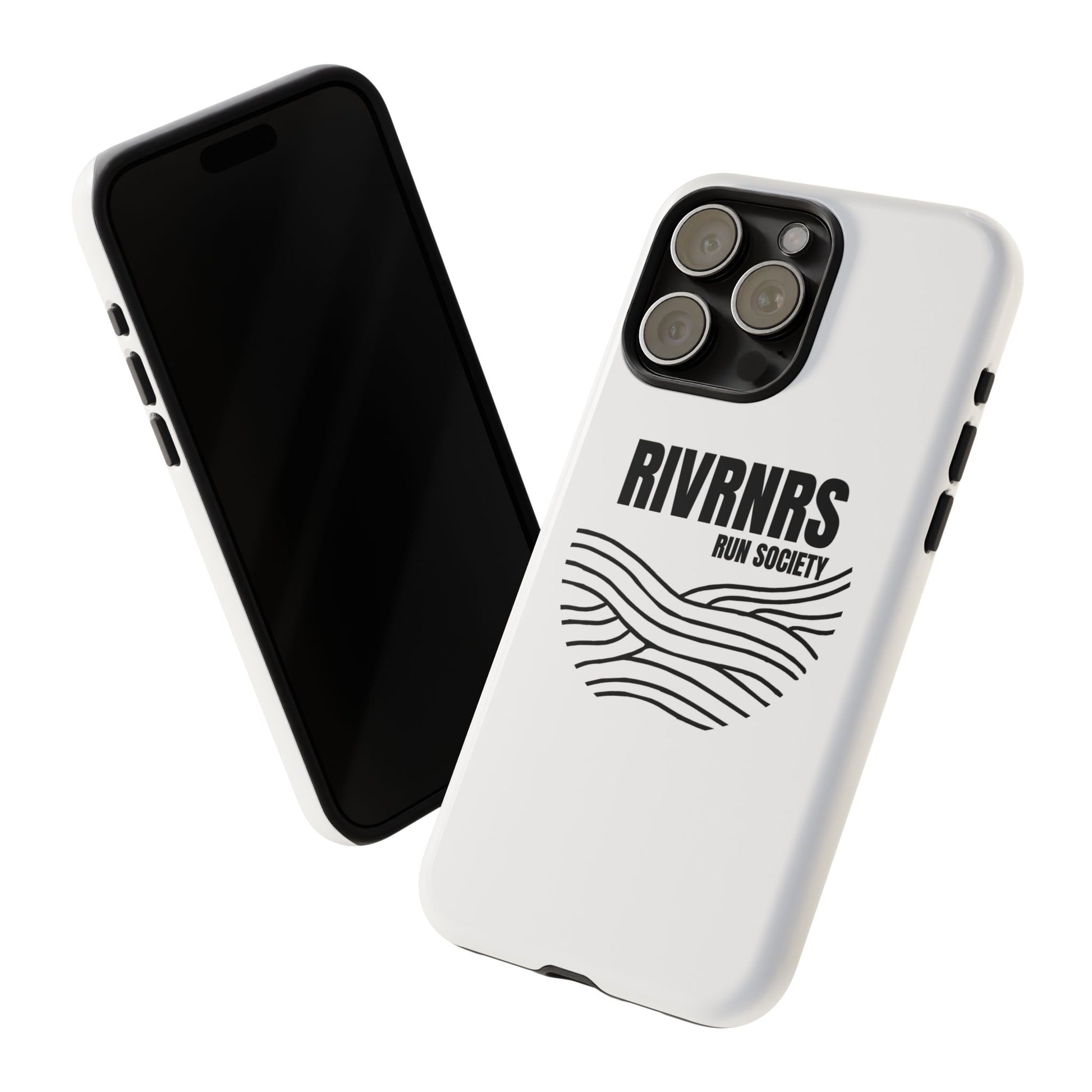 RIVRNR Run Society Phone Case, Tough Phone Cover, Run Enthusiast Gift, Adventure Accessory, Sporty Tech