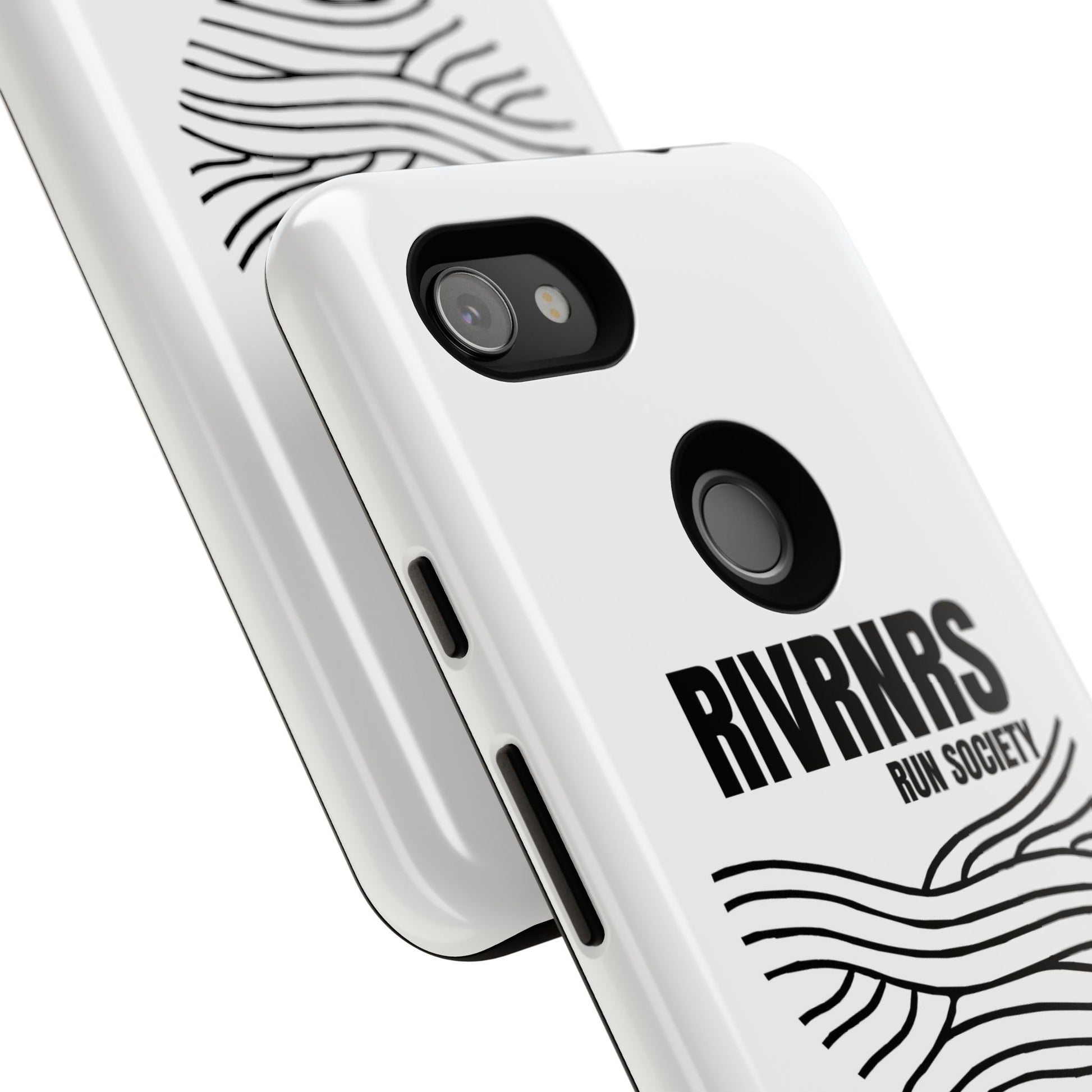 RIVRNR Run Society Phone Case, Tough Phone Cover, Run Enthusiast Gift, Adventure Accessory, Sporty Tech