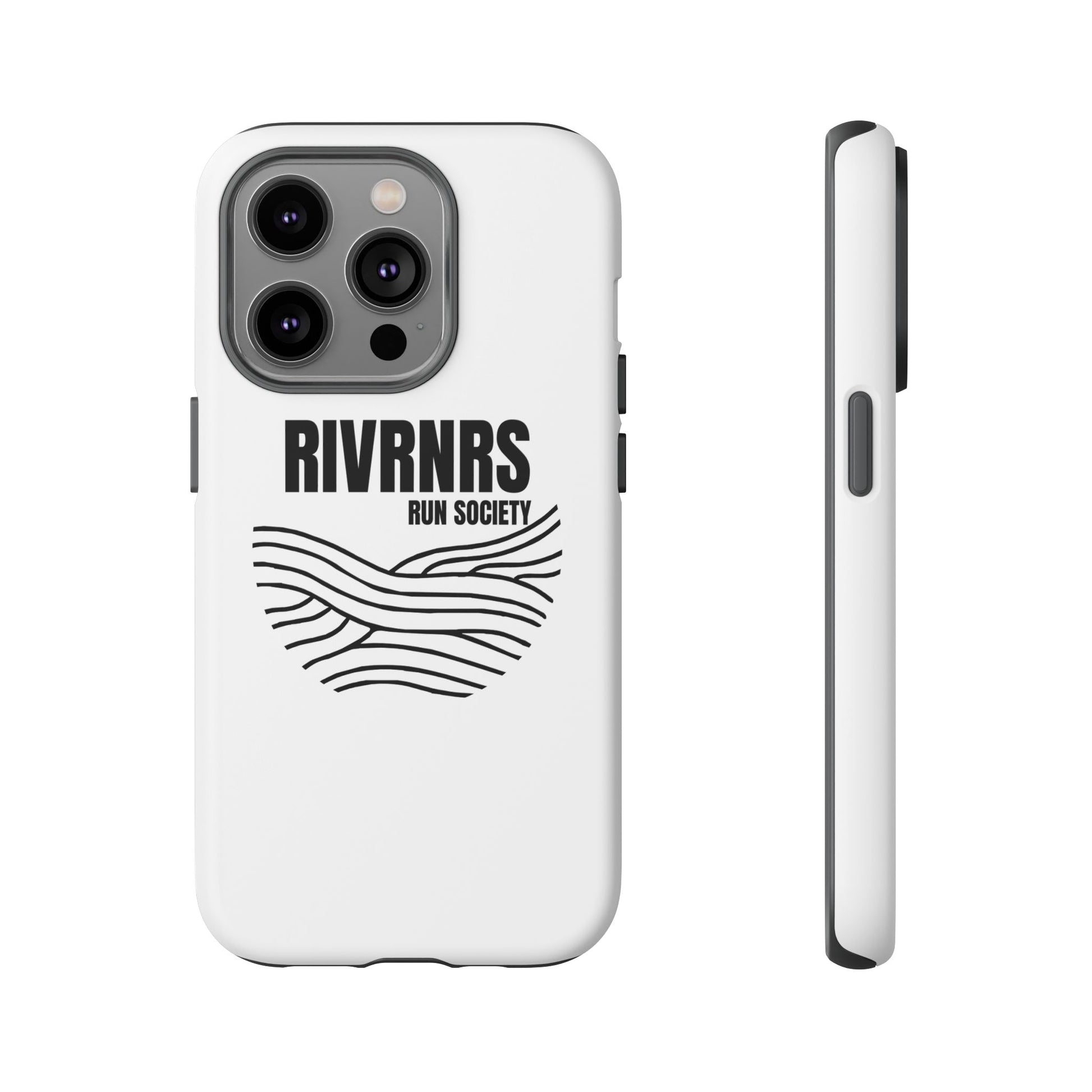 RIVRNR Run Society Phone Case, Tough Phone Cover, Run Enthusiast Gift, Adventure Accessory, Sporty Tech