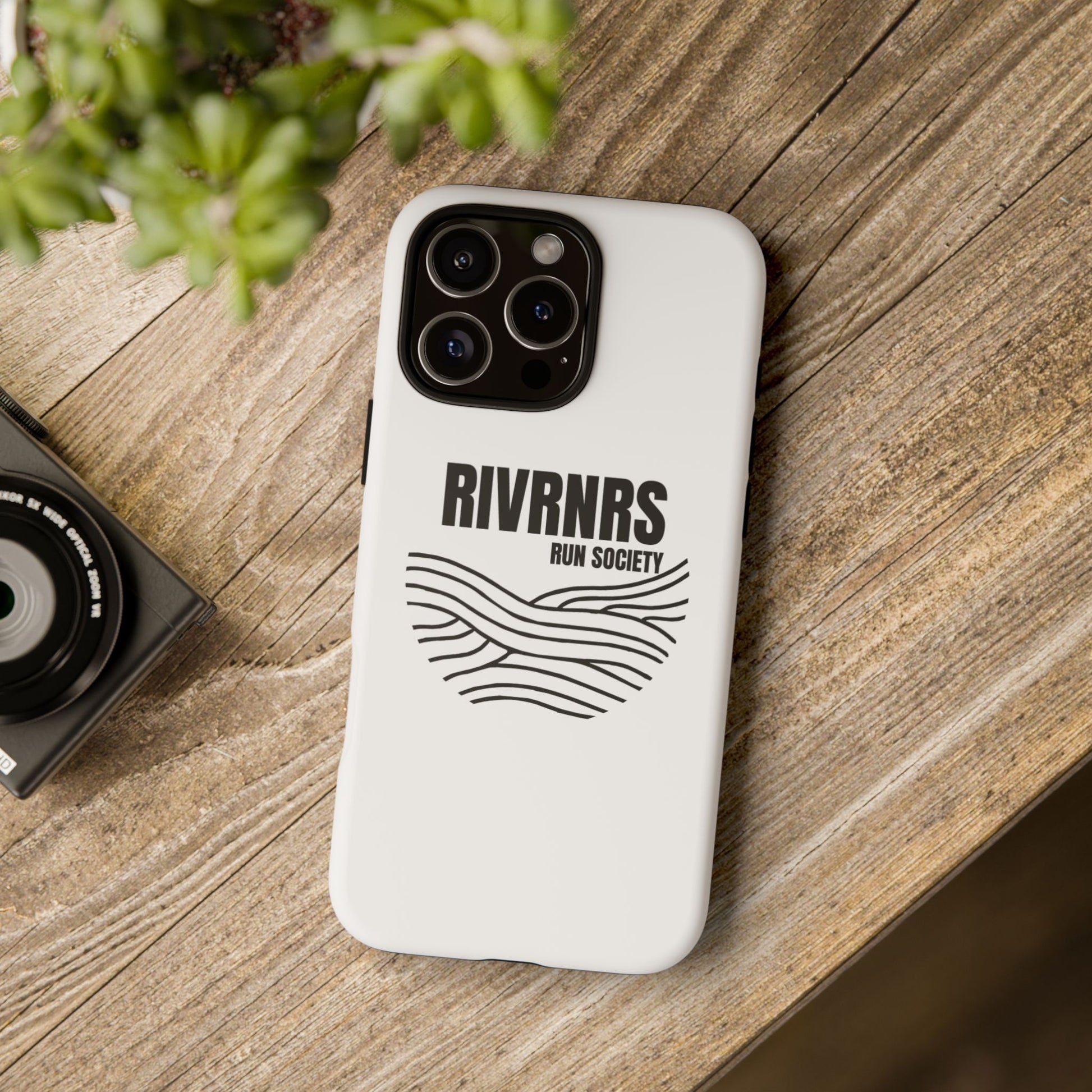 RIVRNR Run Society Phone Case, Tough Phone Cover, Run Enthusiast Gift, Adventure Accessory, Sporty Tech