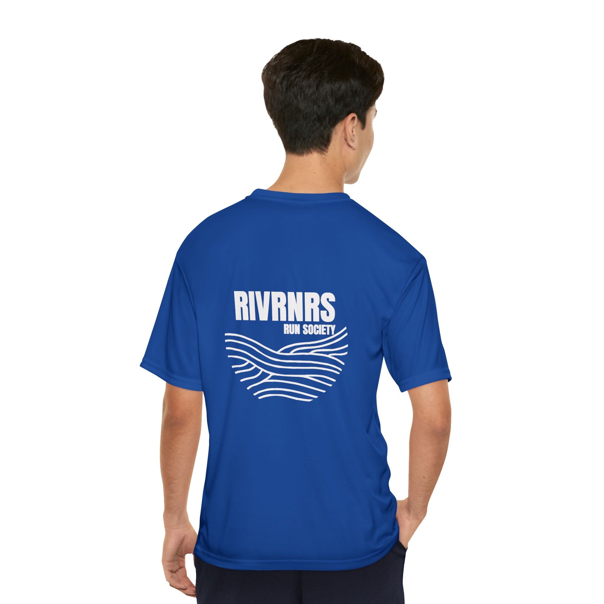 Men's Performance Running T-Shirt | RIVRNRs Run Society | Ideal for Athletes, Fitness Enthusiasts, Running Events, Gifts