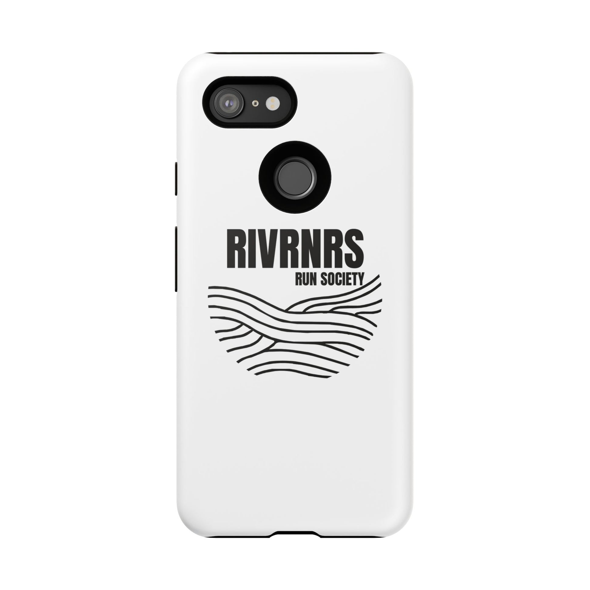 RIVRNR Run Society Phone Case, Tough Phone Cover, Run Enthusiast Gift, Adventure Accessory, Sporty Tech