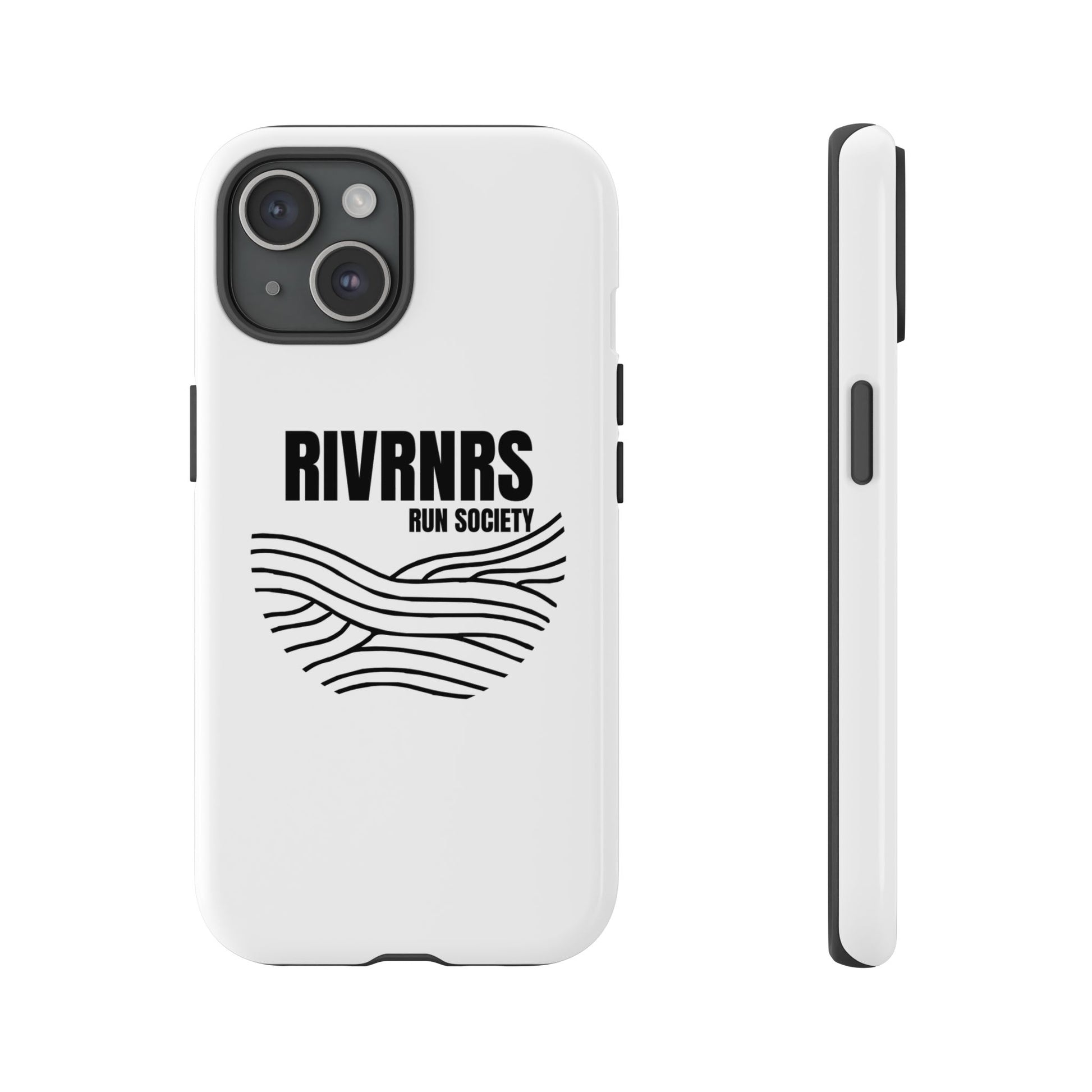 RIVRNR Run Society Phone Case, Tough Phone Cover, Run Enthusiast Gift, Adventure Accessory, Sporty Tech