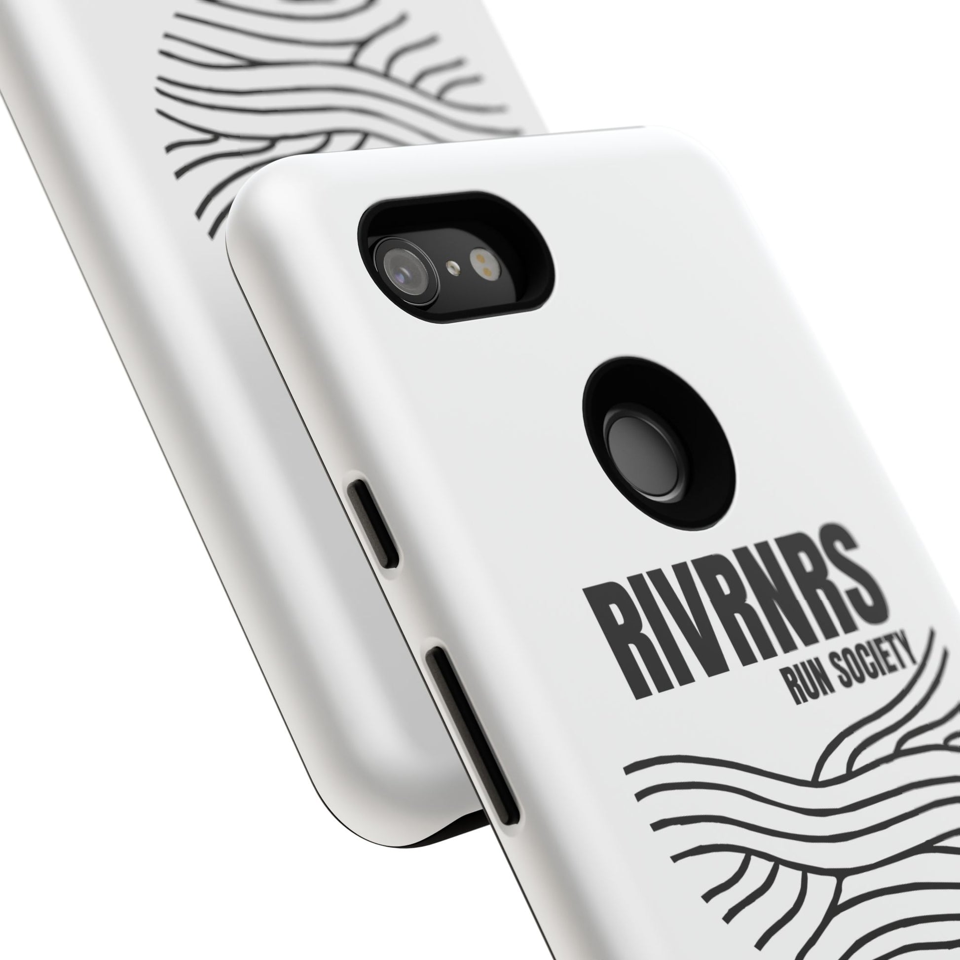 RIVRNR Run Society Phone Case, Tough Phone Cover, Run Enthusiast Gift, Adventure Accessory, Sporty Tech