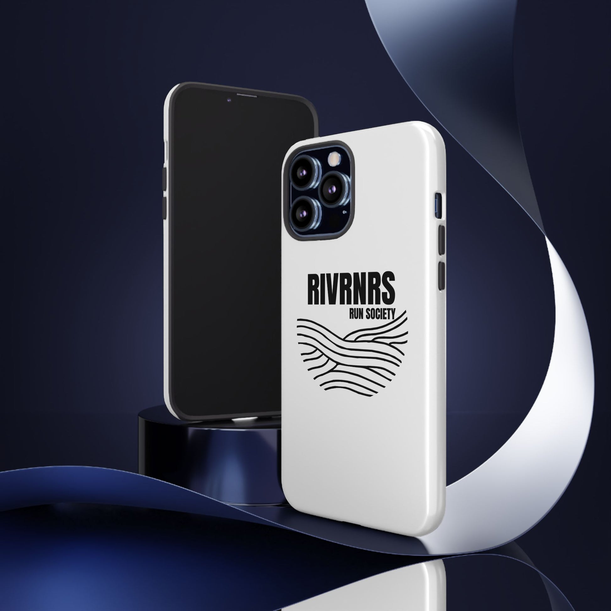 RIVRNR Run Society Phone Case, Tough Phone Cover, Run Enthusiast Gift, Adventure Accessory, Sporty Tech