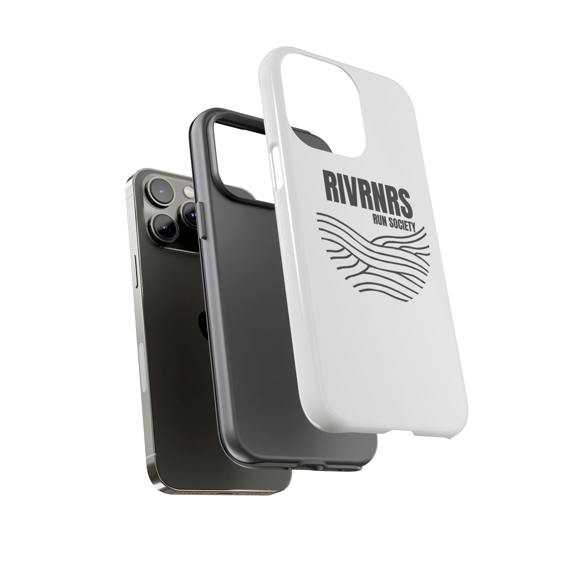 RIVRNR Run Society Phone Case, Tough Phone Cover, Run Enthusiast Gift, Adventure Accessory, Sporty Tech