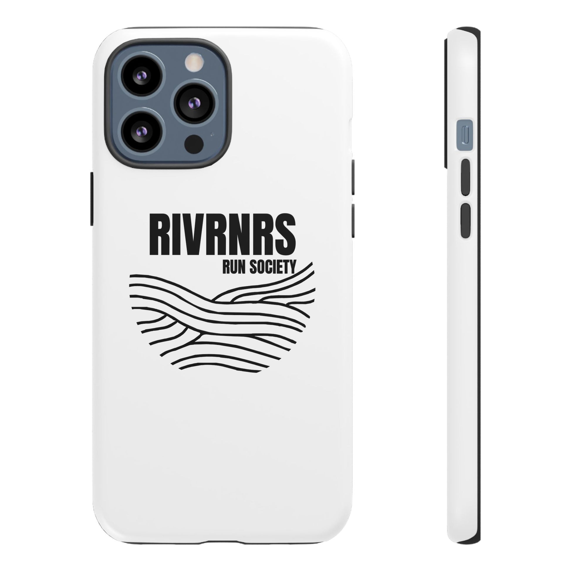 RIVRNR Run Society Phone Case, Tough Phone Cover, Run Enthusiast Gift, Adventure Accessory, Sporty Tech
