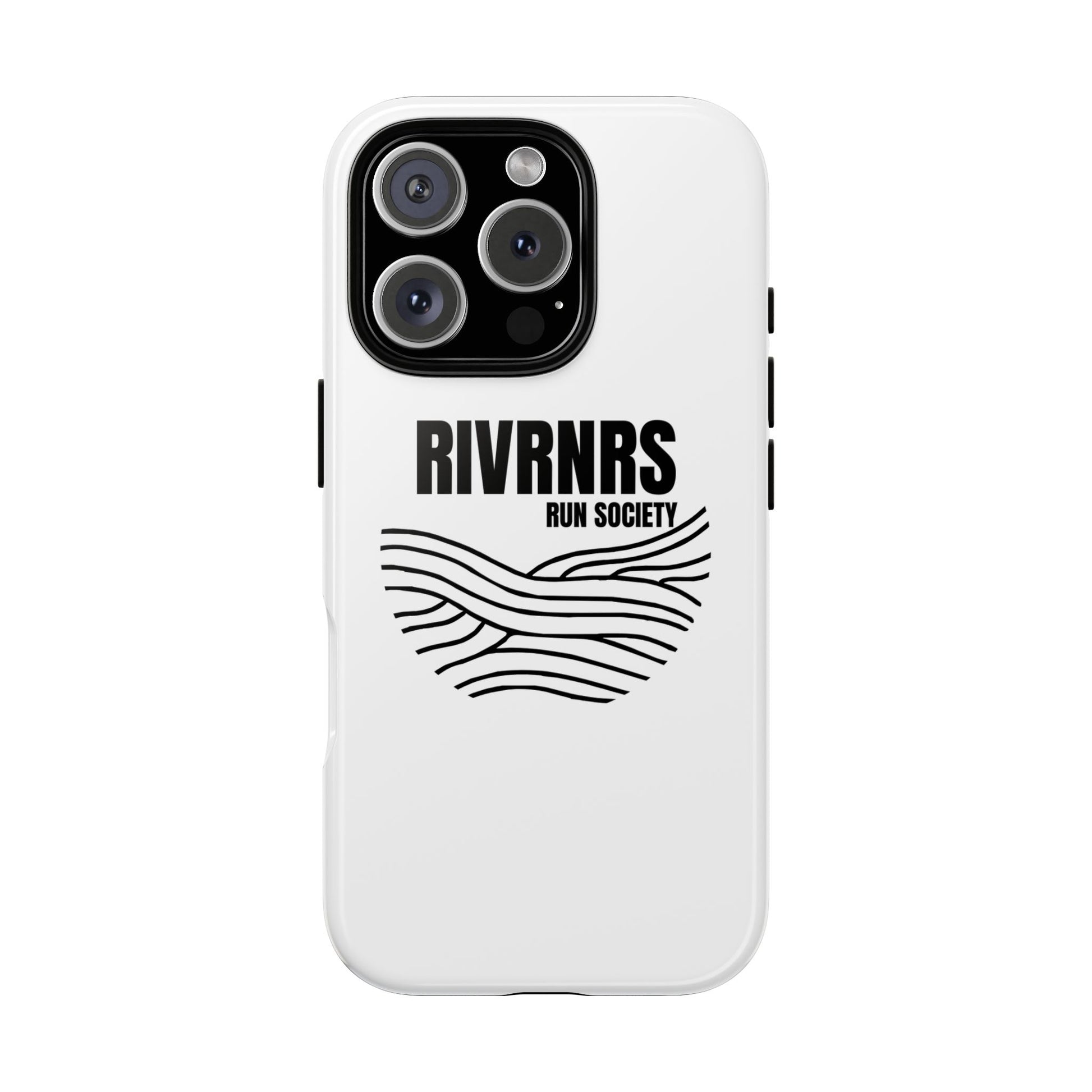 RIVRNR Run Society Phone Case, Tough Phone Cover, Run Enthusiast Gift, Adventure Accessory, Sporty Tech